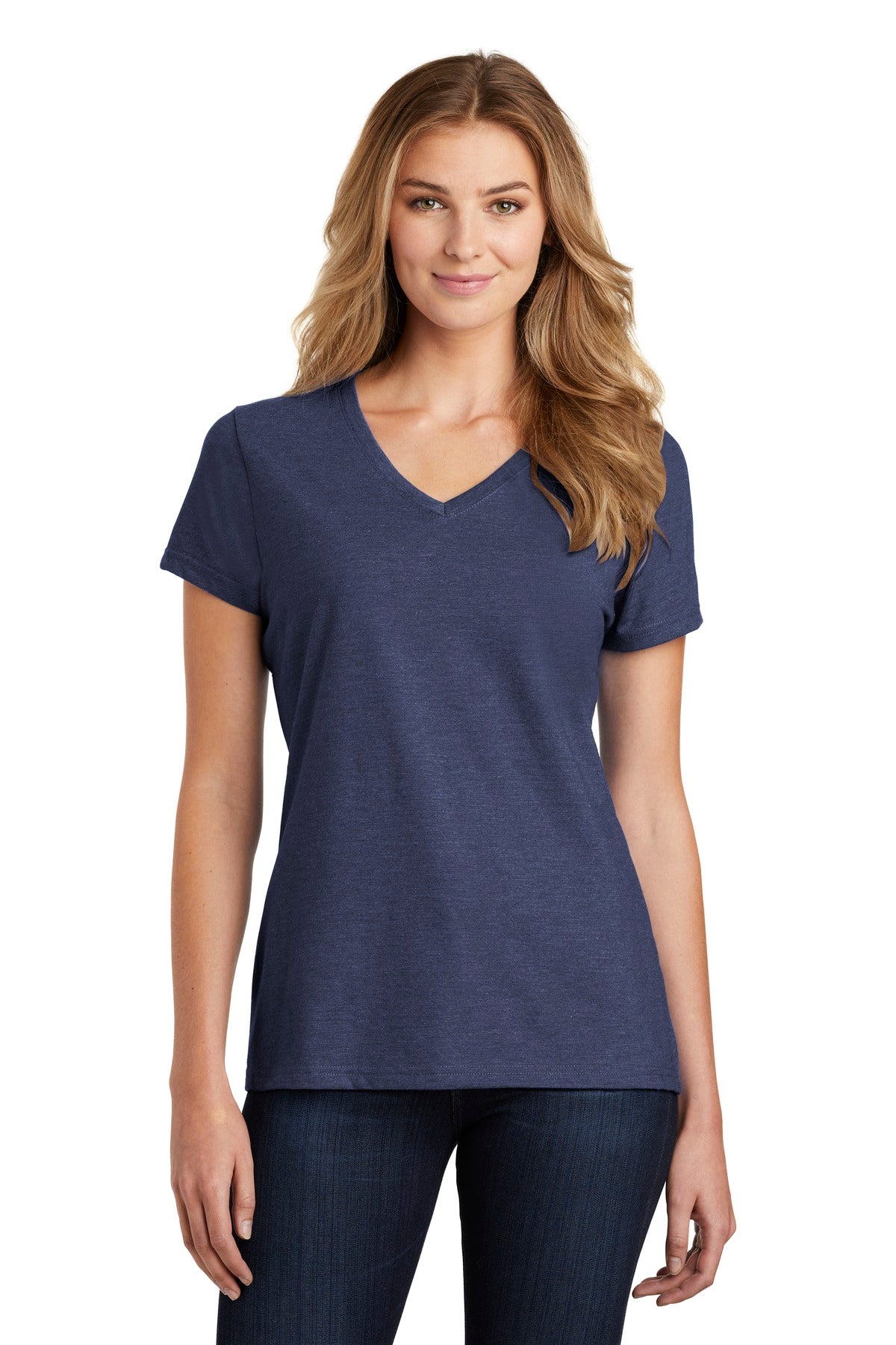 Port & Company ® Women's Fan Favorite ™ Blend V-Neck Tee. LPC455V