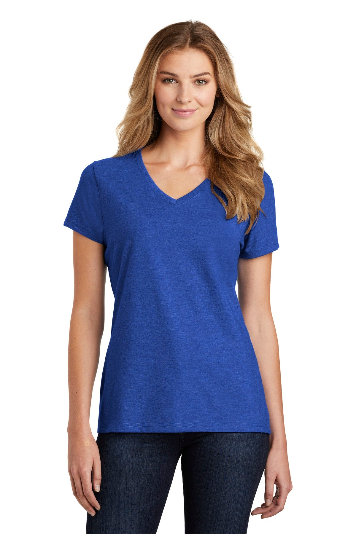 Port & Company ® Women's Fan Favorite ™ Blend V-Neck Tee. LPC455V