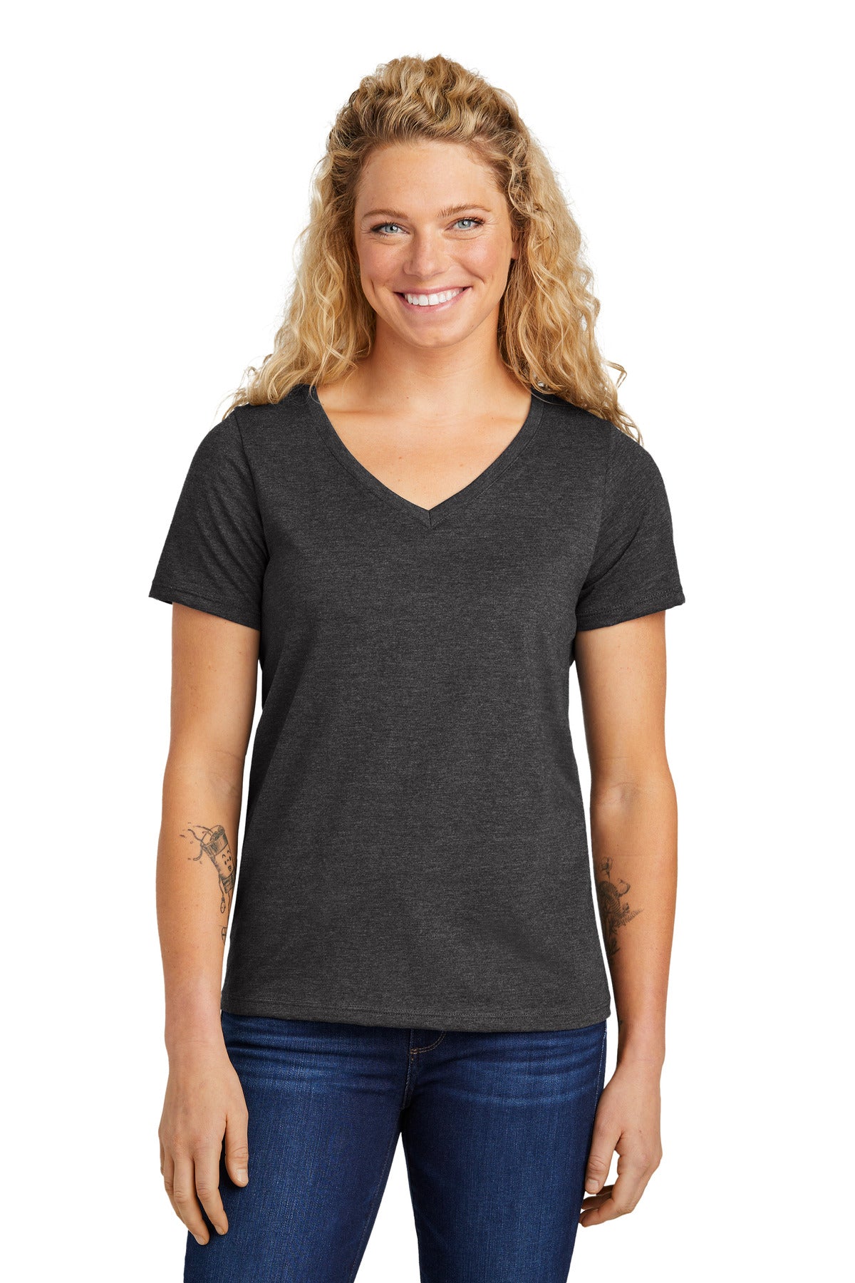 Volunteer Knitwear ™ Women's Daily V-Neck Tee LVL45V