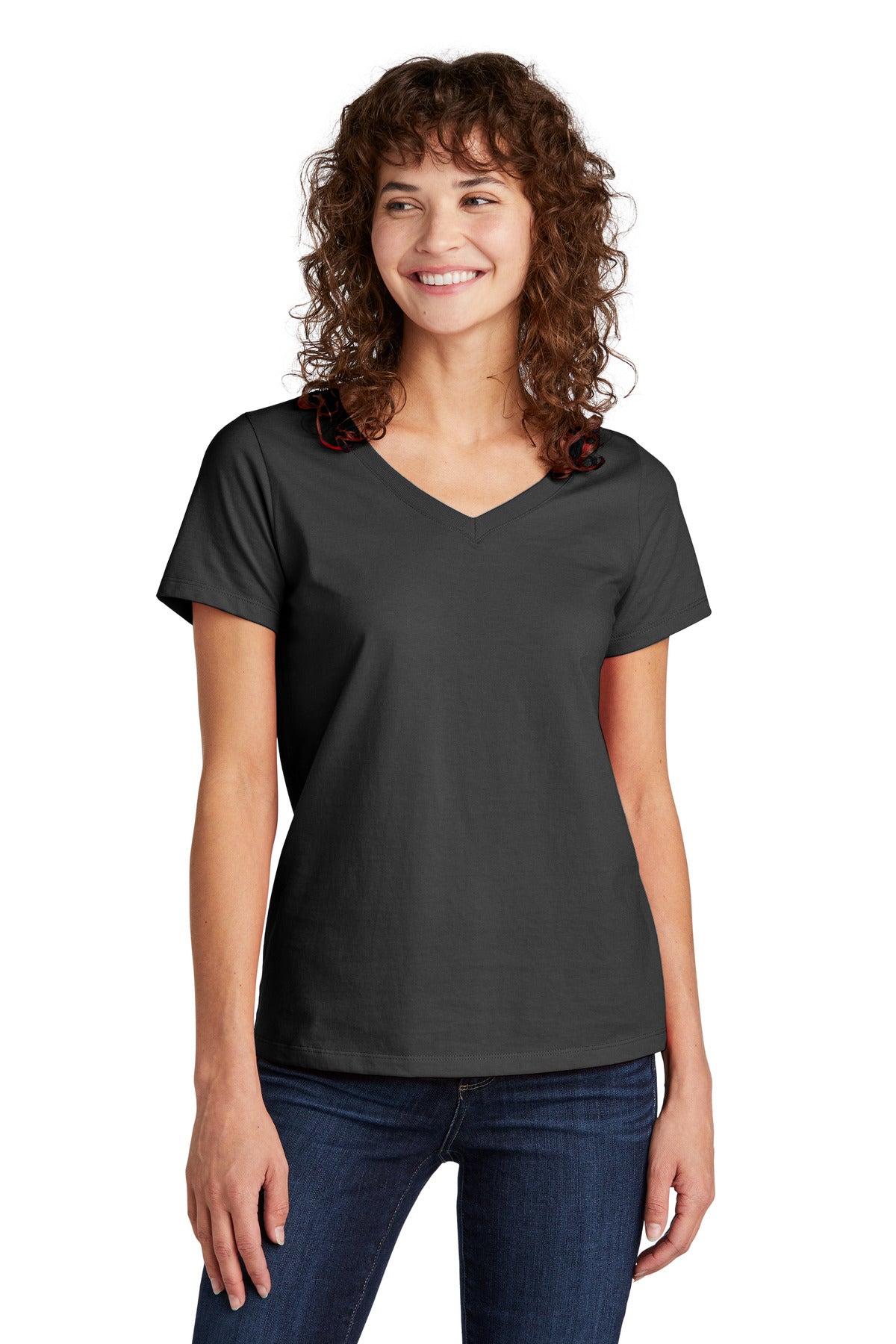 Volunteer Knitwear ™ Women's Daily V-Neck Tee LVL45V