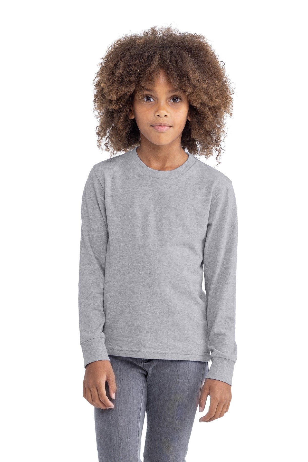 Next Level Apparel ® Youth Cotton Long Sleeve Tee NL3311