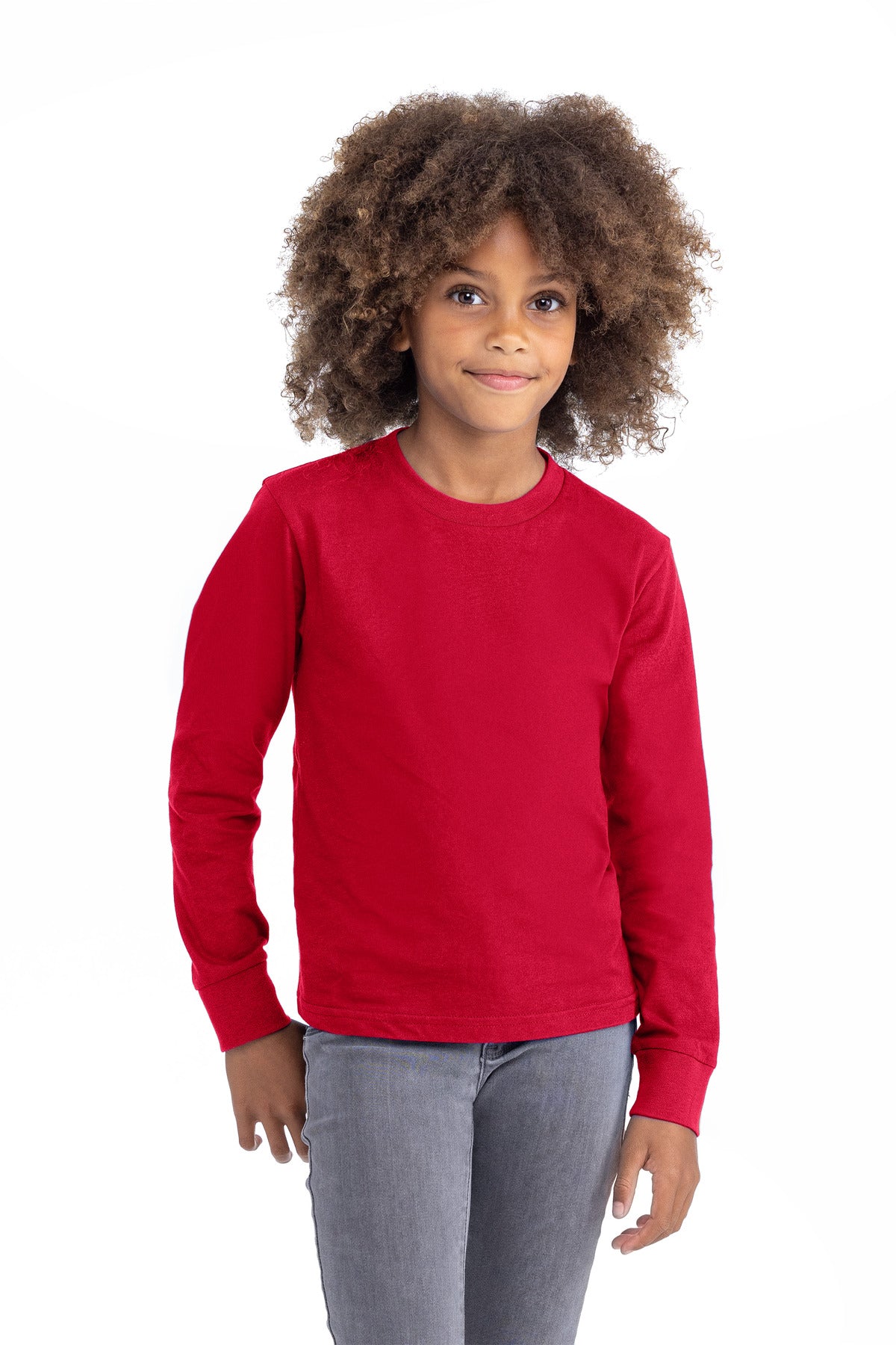 Next Level Apparel ® Youth Cotton Long Sleeve Tee NL3311