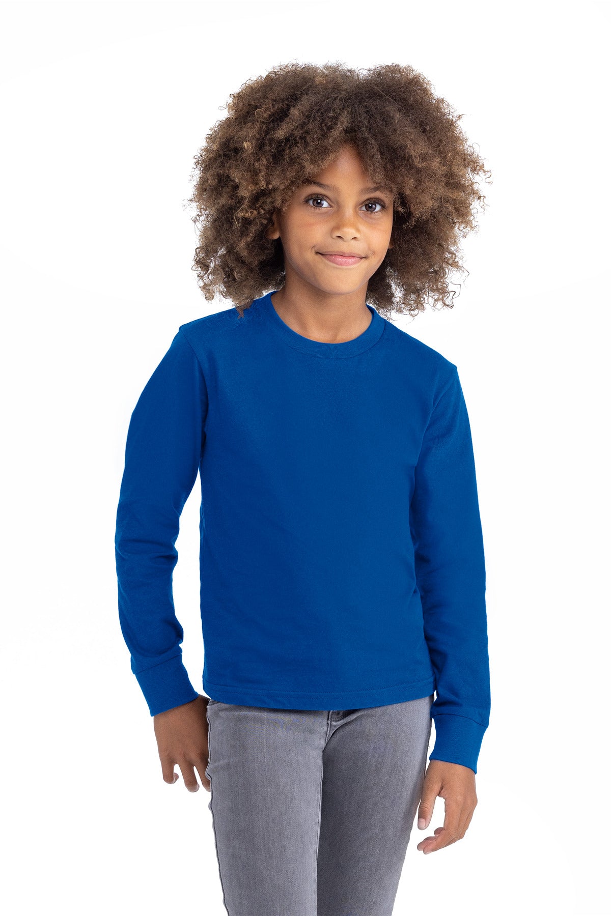 Next Level Apparel ® Youth Cotton Long Sleeve Tee NL3311