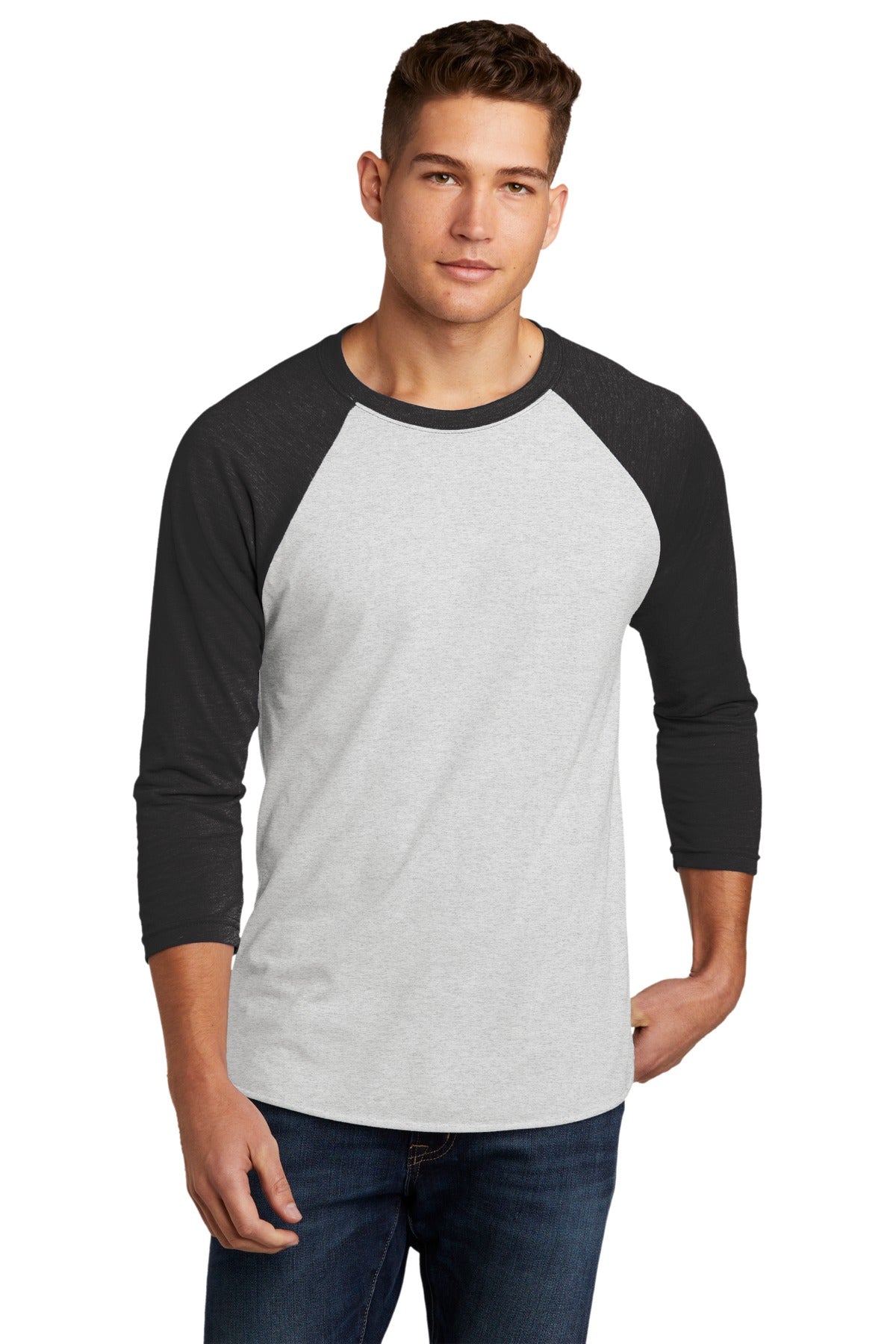 Next Level Apparel ® Unisex Tri-Blend 3/4-Sleeve Raglan Tee. NL6051