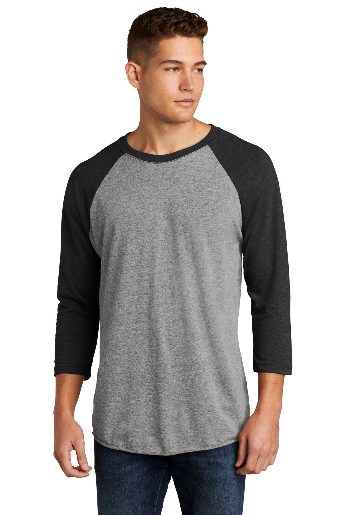 Next Level Apparel ® Unisex Tri-Blend 3/4-Sleeve Raglan Tee. NL6051