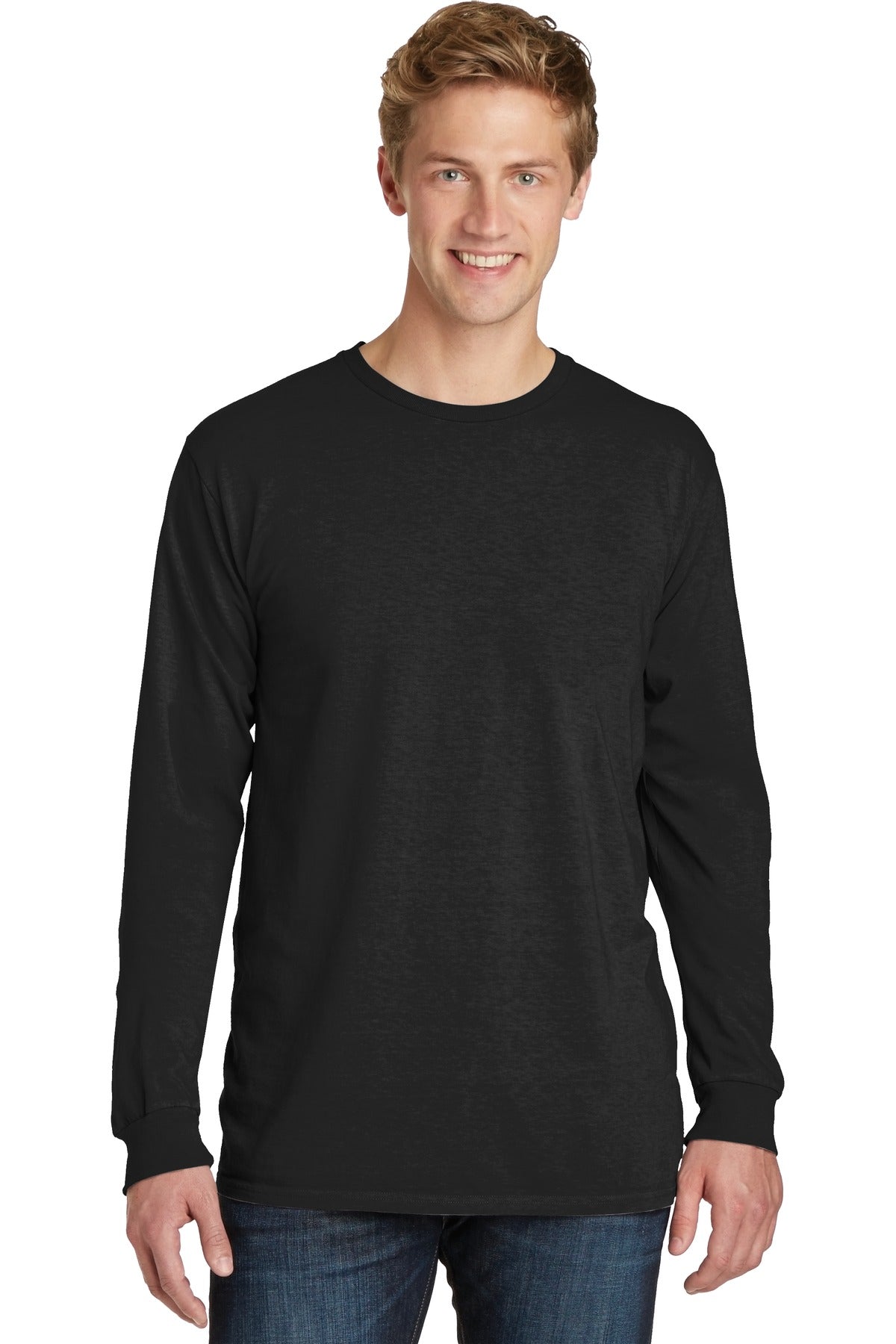 Port & Company ® Beach Wash ® Garment-Dyed Long Sleeve Tee PC099LS