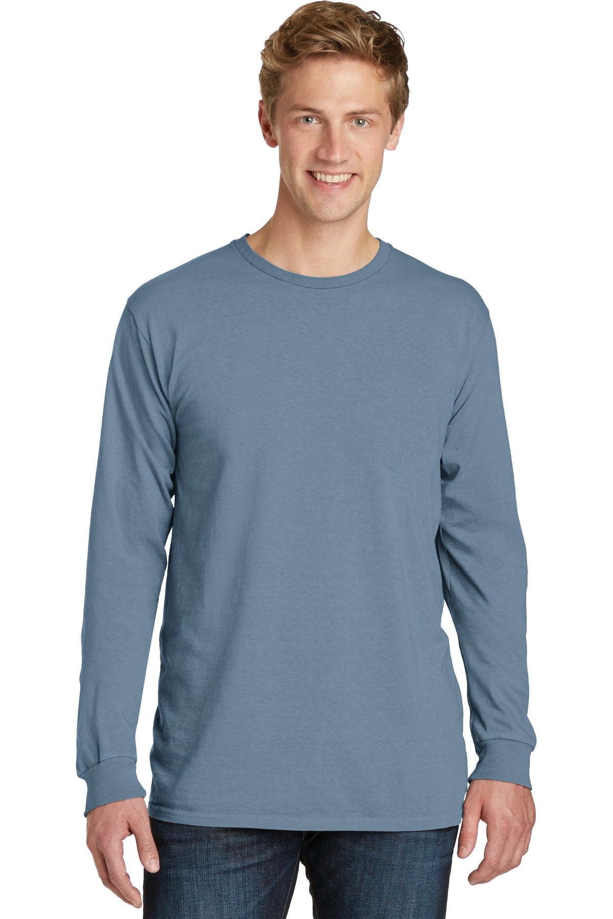 Port & Company ® Beach Wash ® Garment-Dyed Long Sleeve Tee PC099LS
