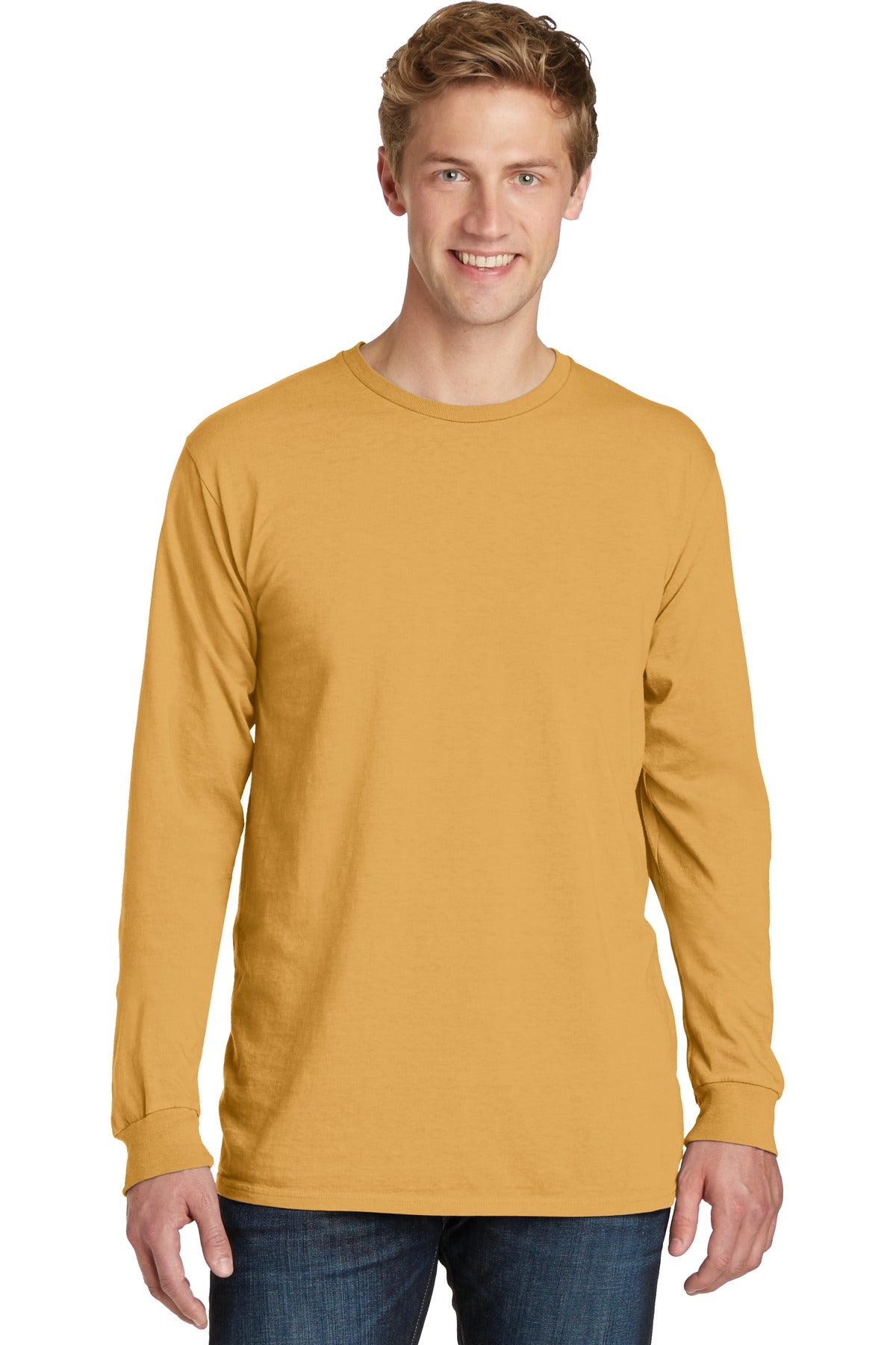 Port & Company ® Beach Wash ® Garment-Dyed Long Sleeve Tee PC099LS