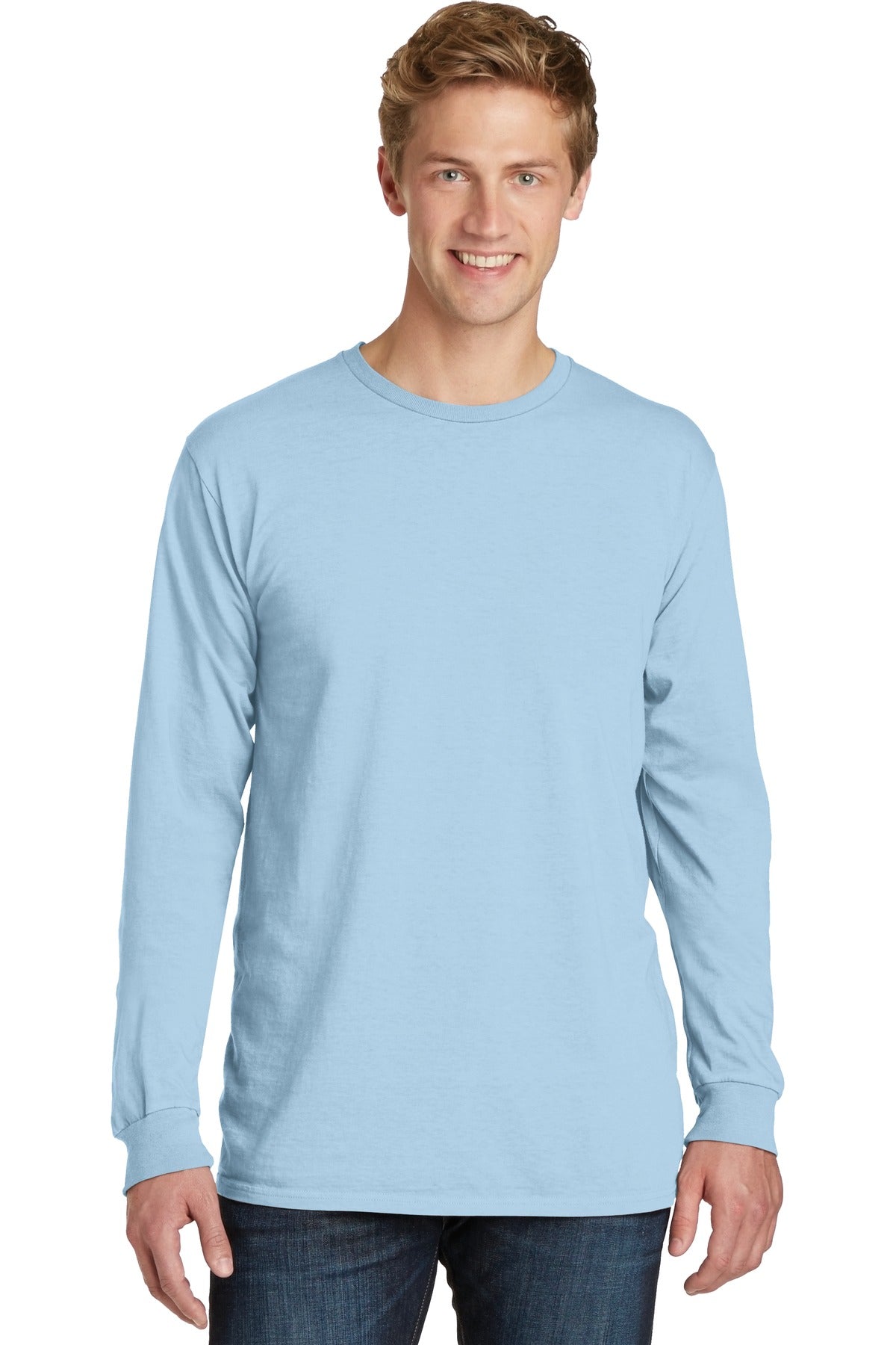 Port & Company ® Beach Wash ® Garment-Dyed Long Sleeve Tee PC099LS