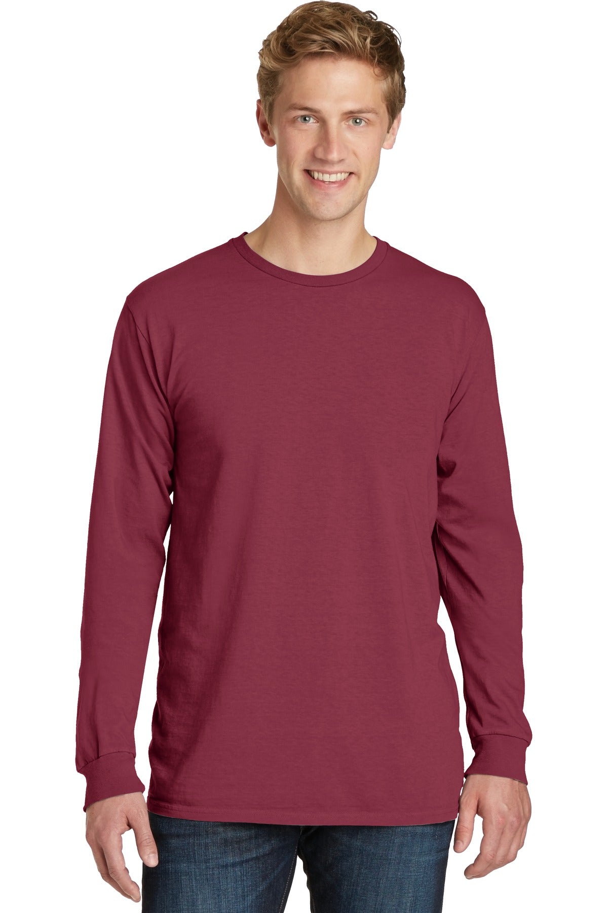 Port & Company ® Beach Wash ® Garment-Dyed Long Sleeve Tee PC099LS