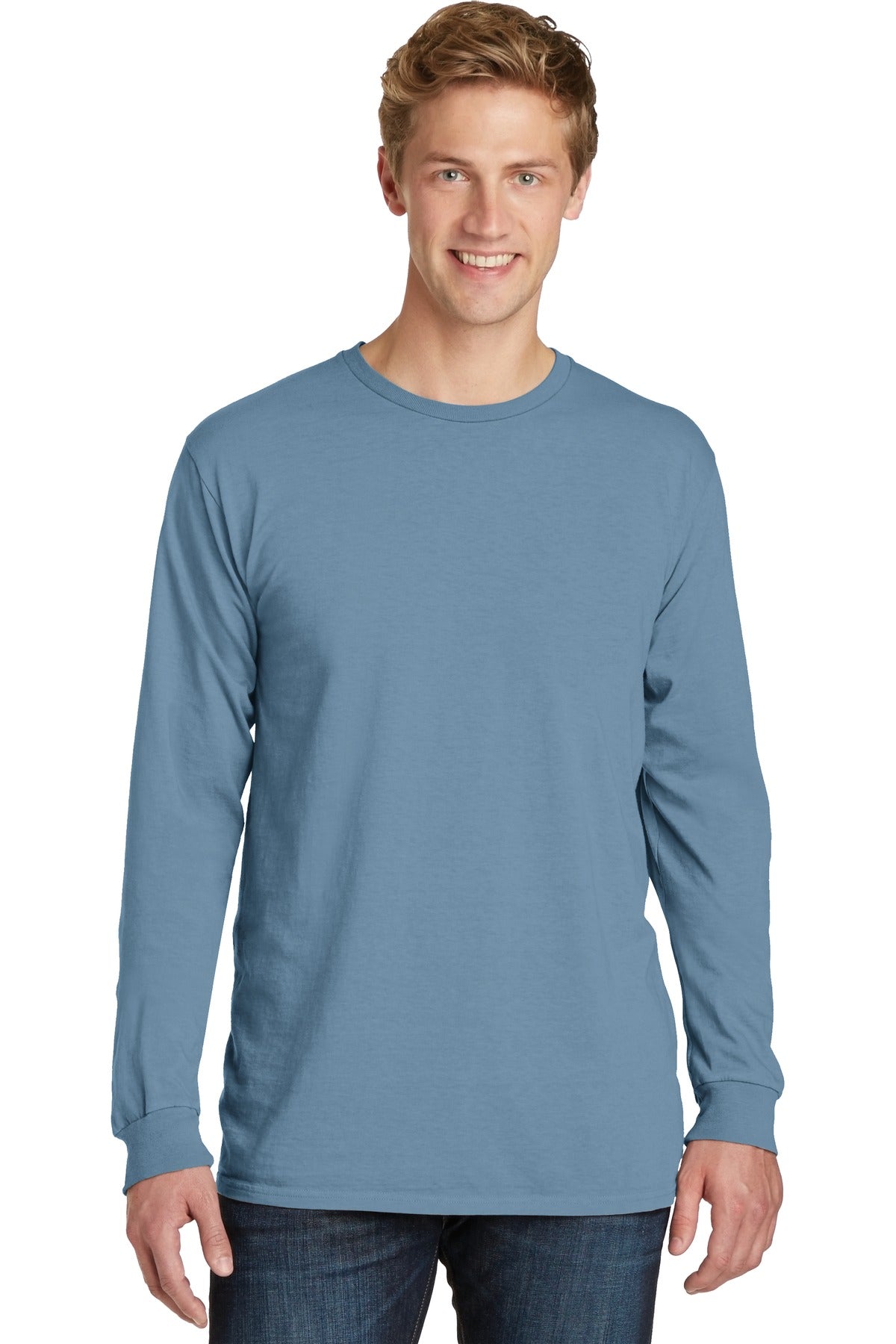 Port & Company ® Beach Wash ® Garment-Dyed Long Sleeve Tee PC099LS