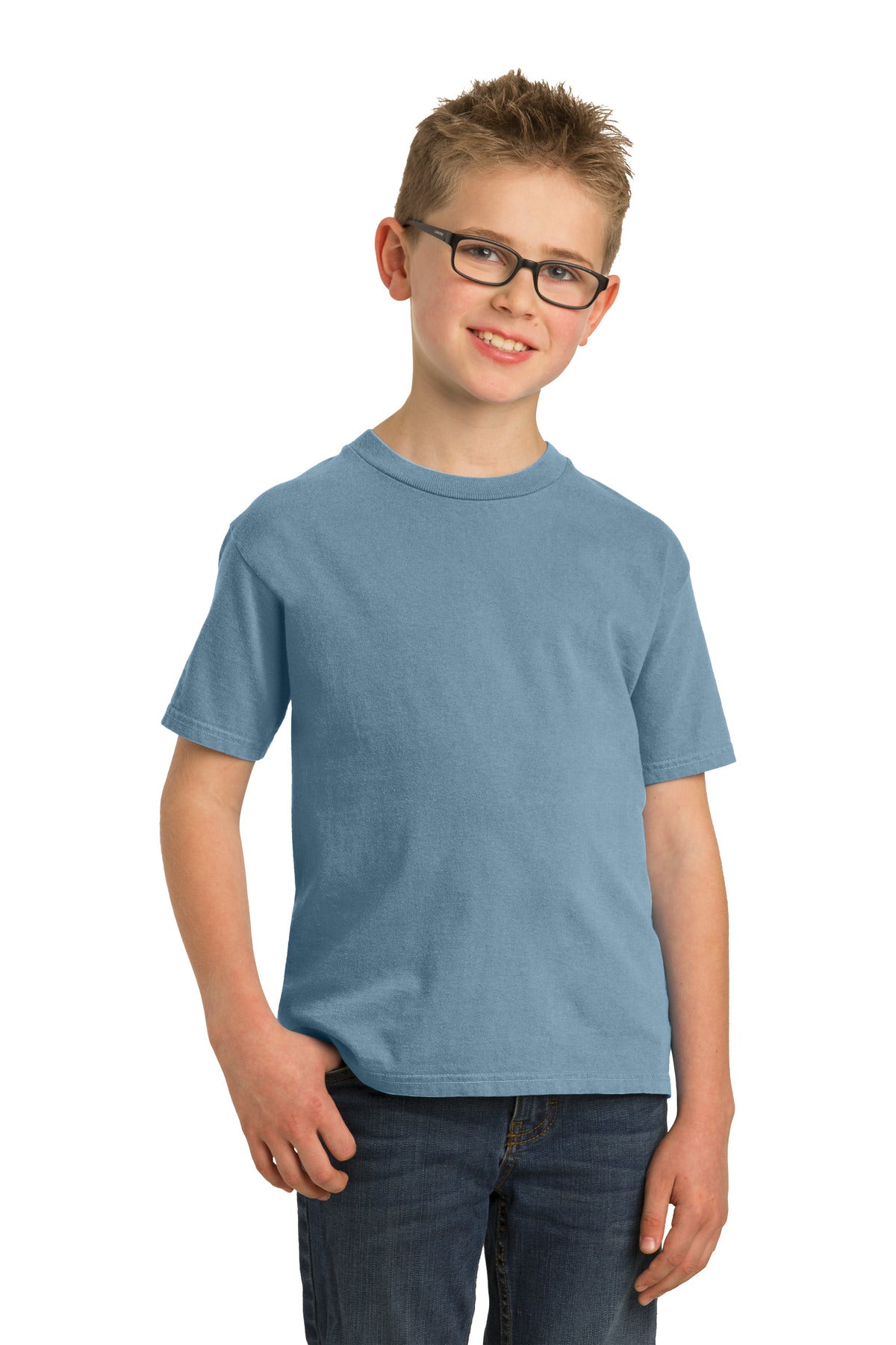 Port & Company ® Youth Beach Wash ® Garment-Dyed Tee. PC099Y