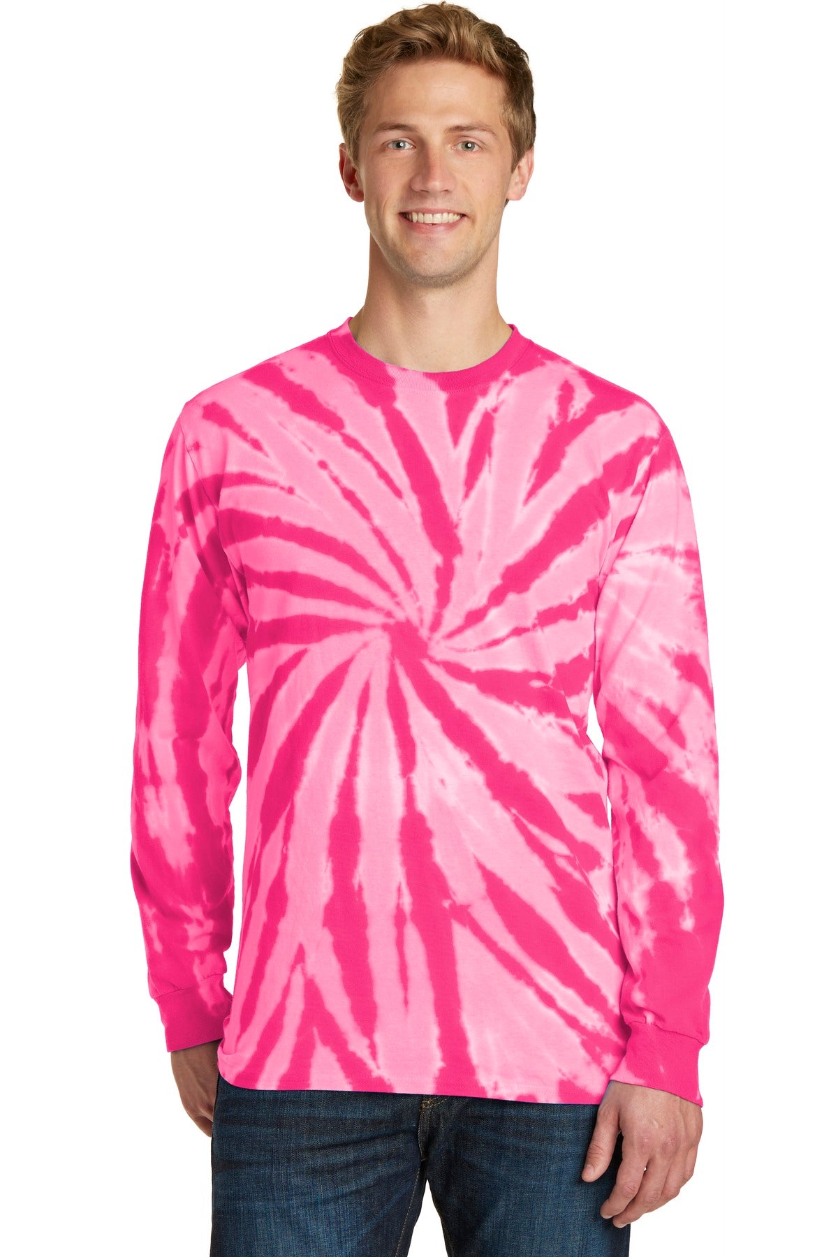Port & Company ® Tie-Dye Long Sleeve Tee. PC147LS