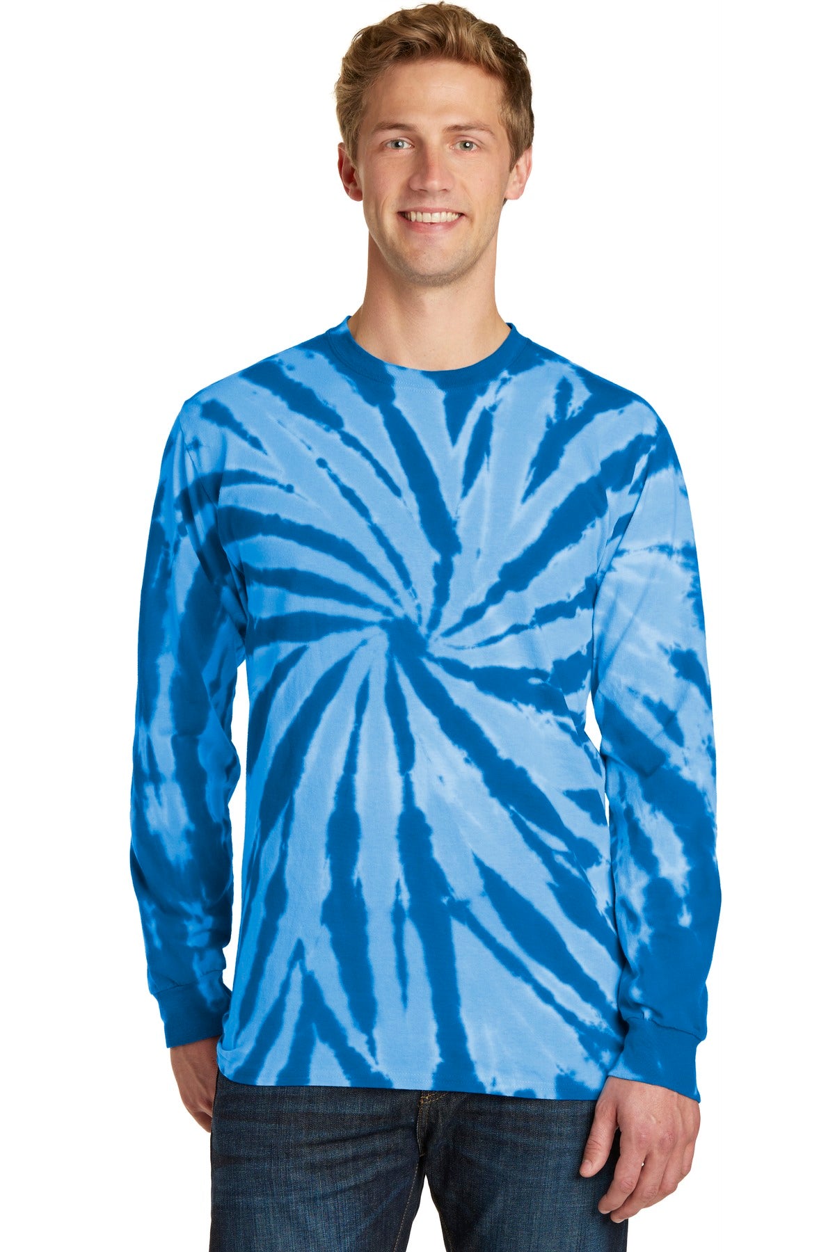Port & Company ® Tie-Dye Long Sleeve Tee. PC147LS