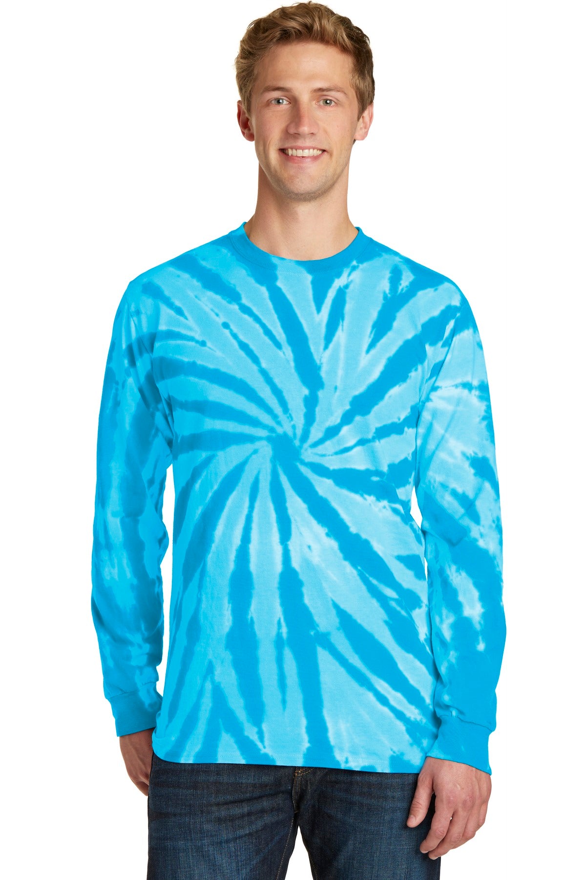 Port & Company ® Tie-Dye Long Sleeve Tee. PC147LS