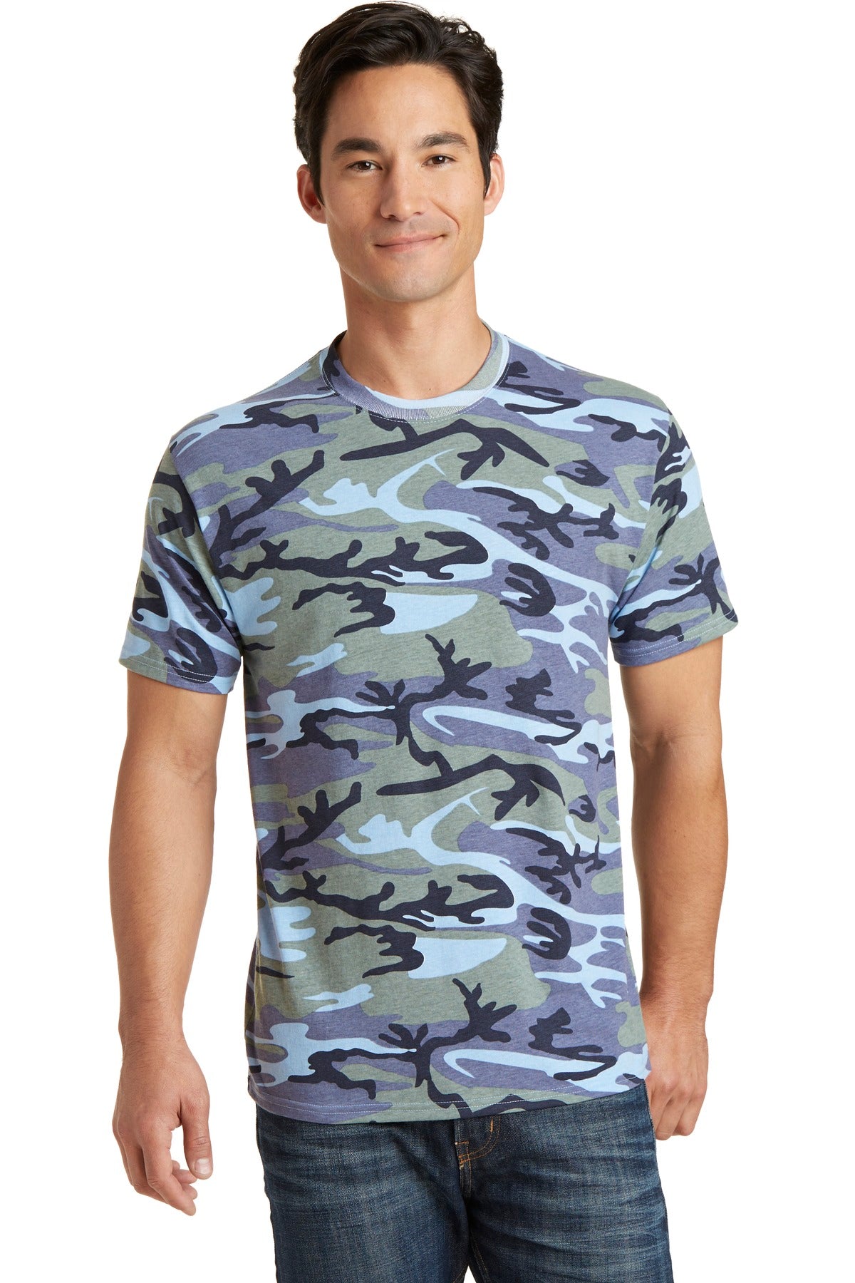 Port & Company ® Core Cotton Camo Tee. PC54C