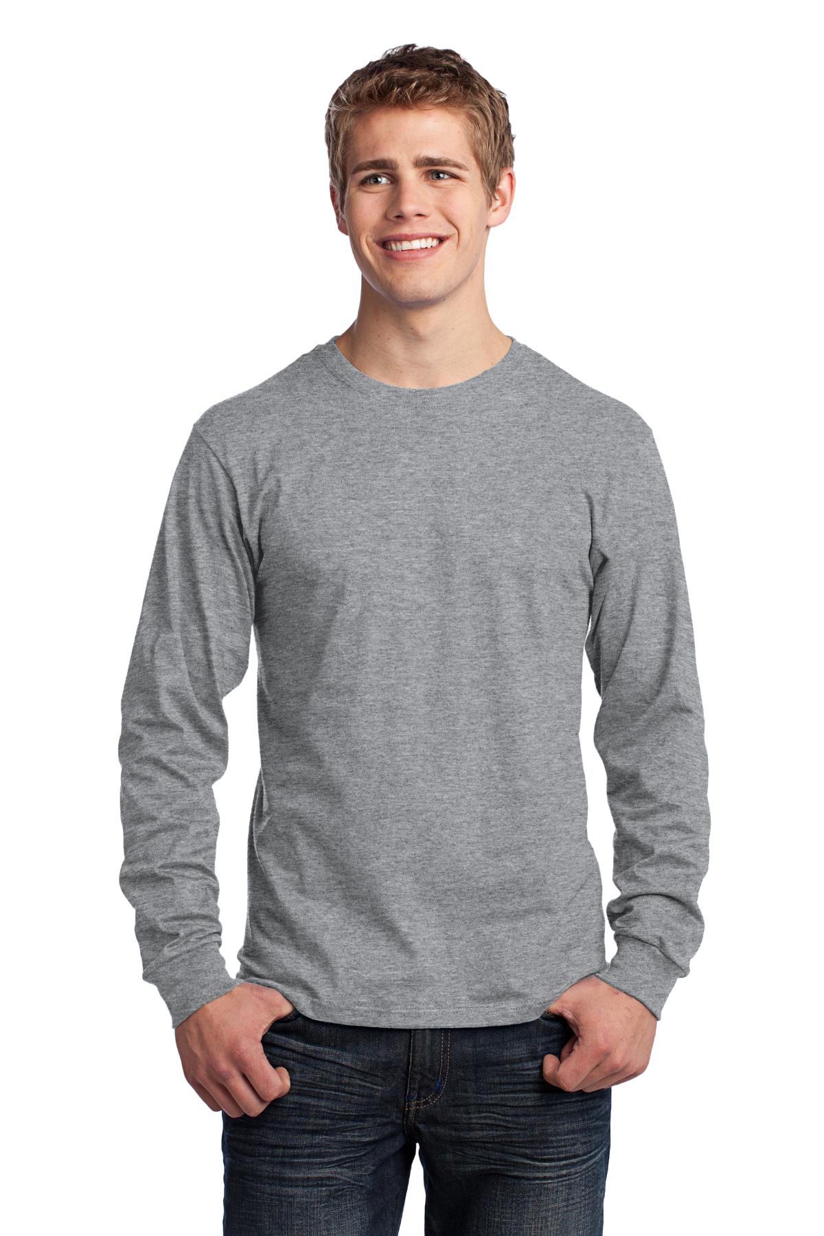 Port & Company ® - Long Sleeve Core Cotton Tee. PC54LS