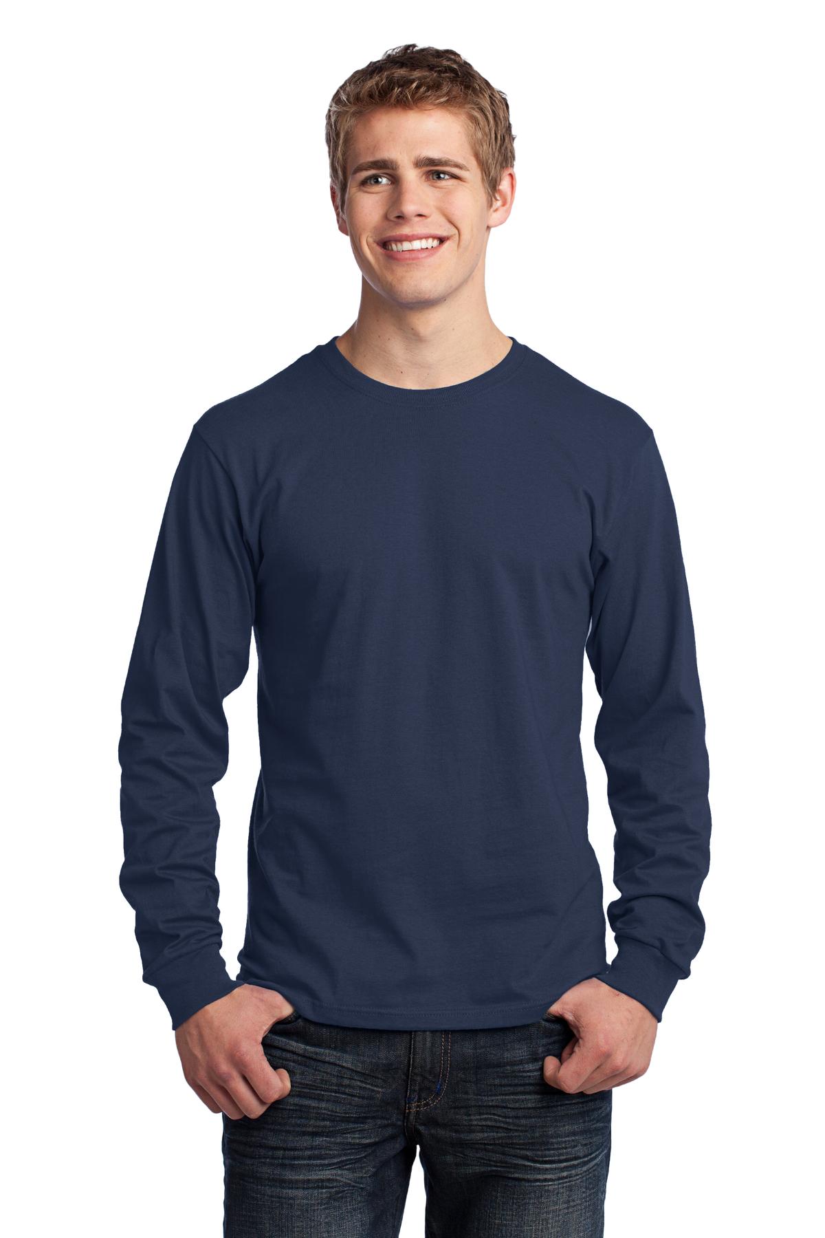 Port & Company ® - Long Sleeve Core Cotton Tee. PC54LS