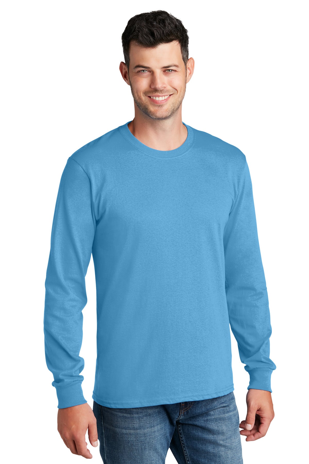 Port & Company ® - Long Sleeve Core Cotton Tee. PC54LS