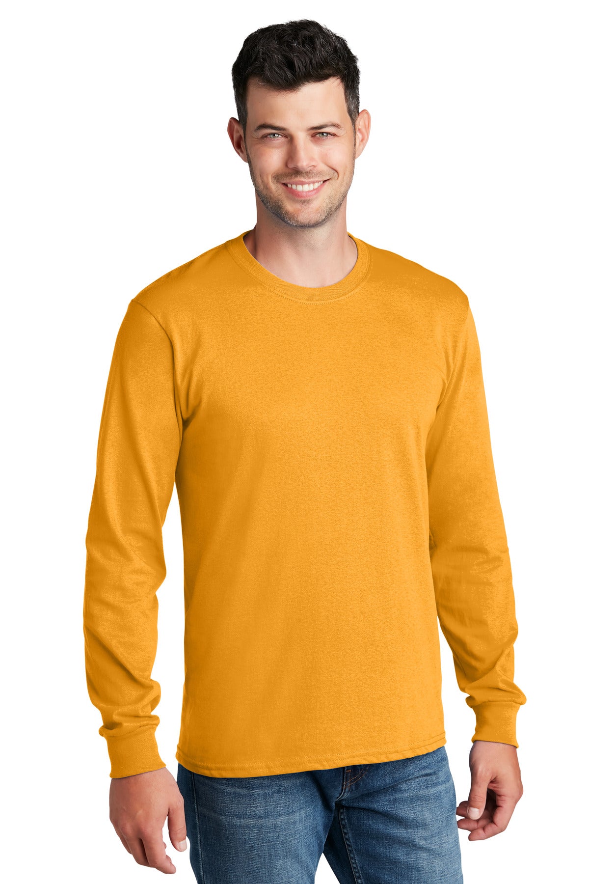 Port & Company ® - Long Sleeve Core Cotton Tee. PC54LS