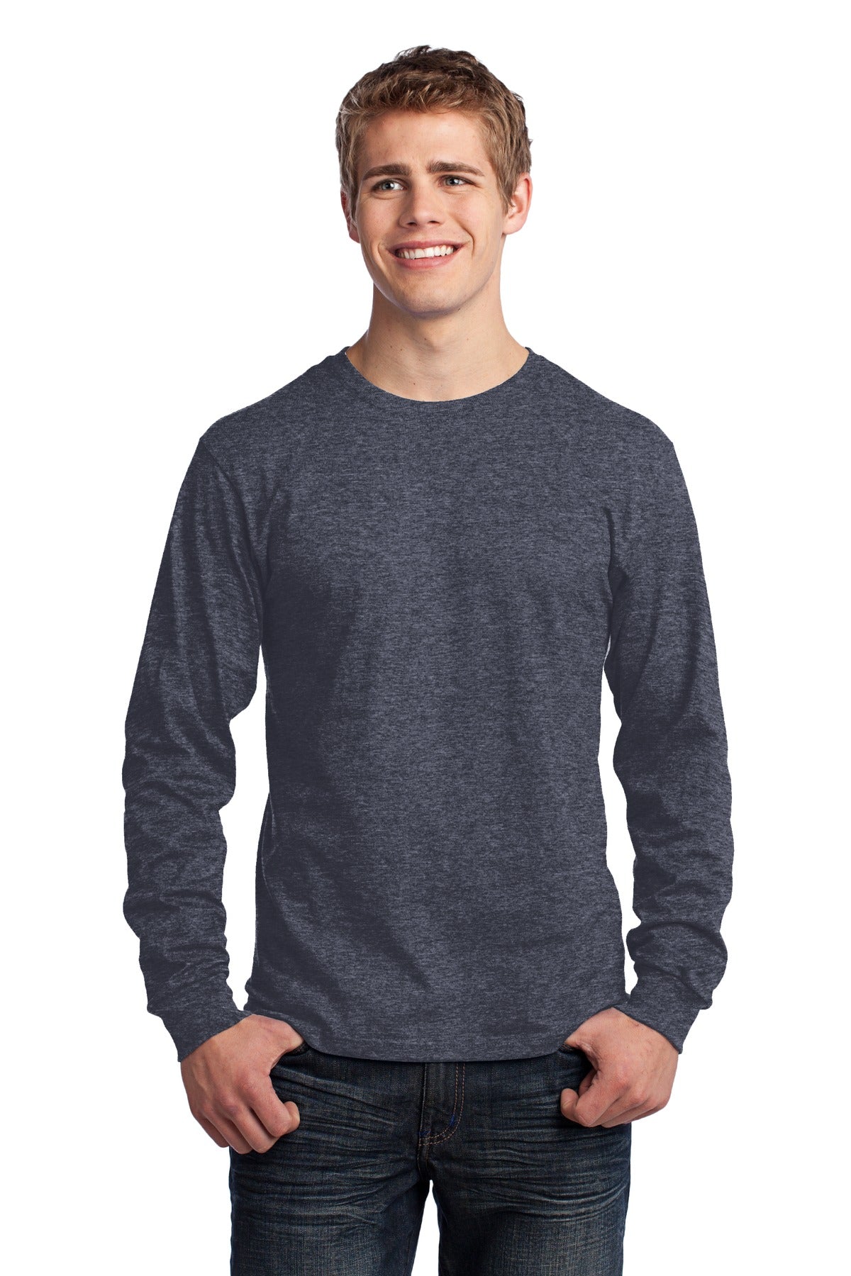 Port & Company ® - Long Sleeve Core Cotton Tee. PC54LS