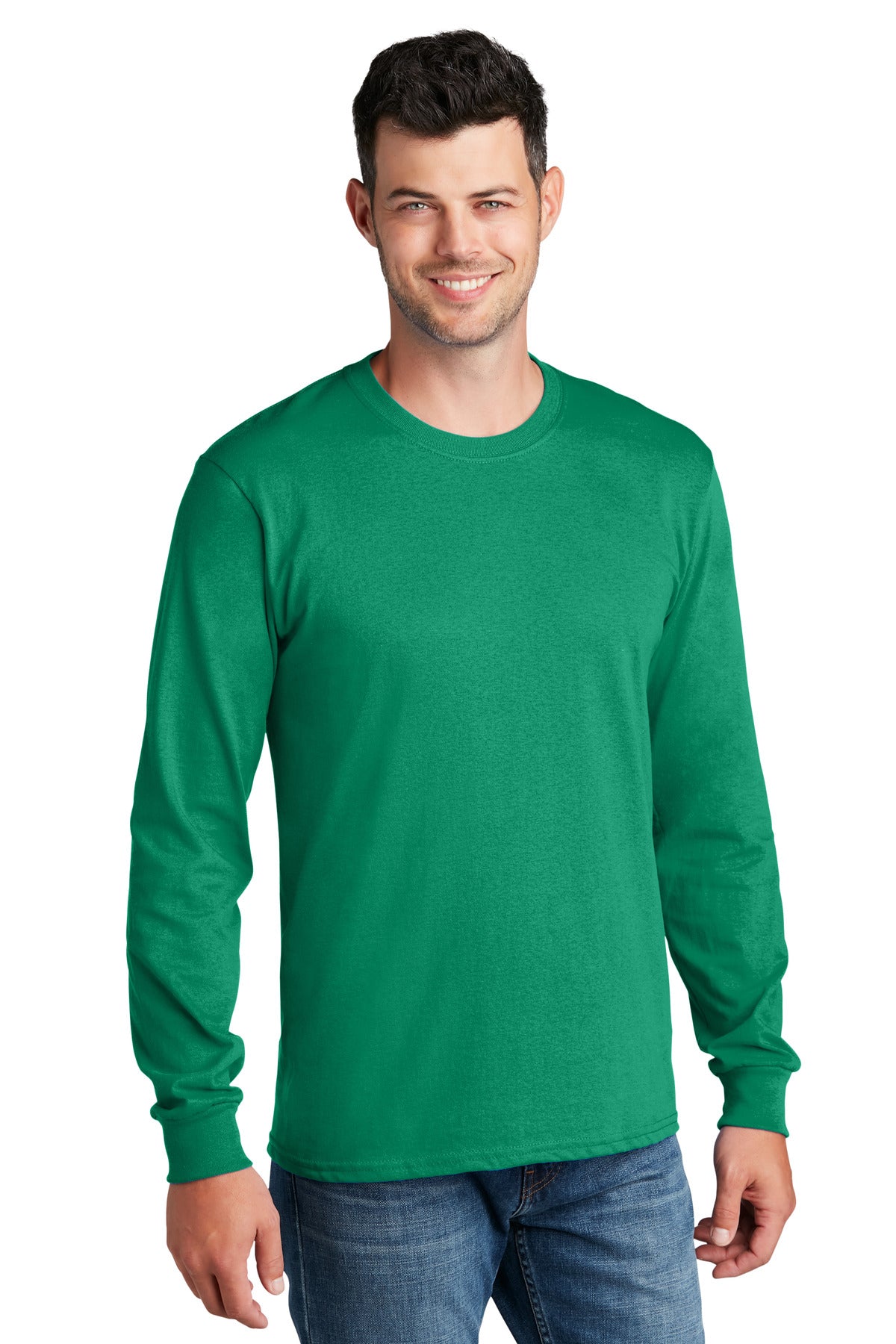 Port & Company ® - Long Sleeve Core Cotton Tee. PC54LS
