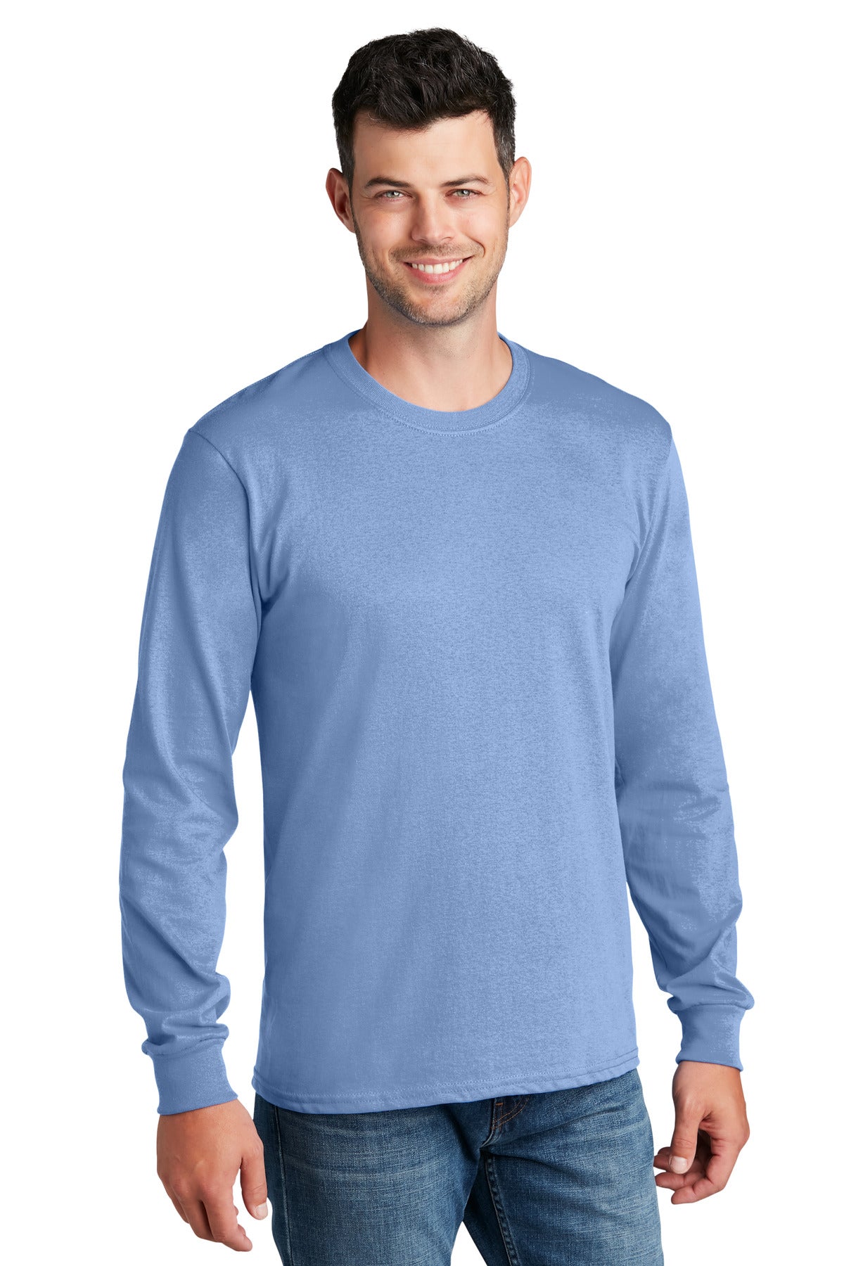 Port & Company ® - Long Sleeve Core Cotton Tee. PC54LS