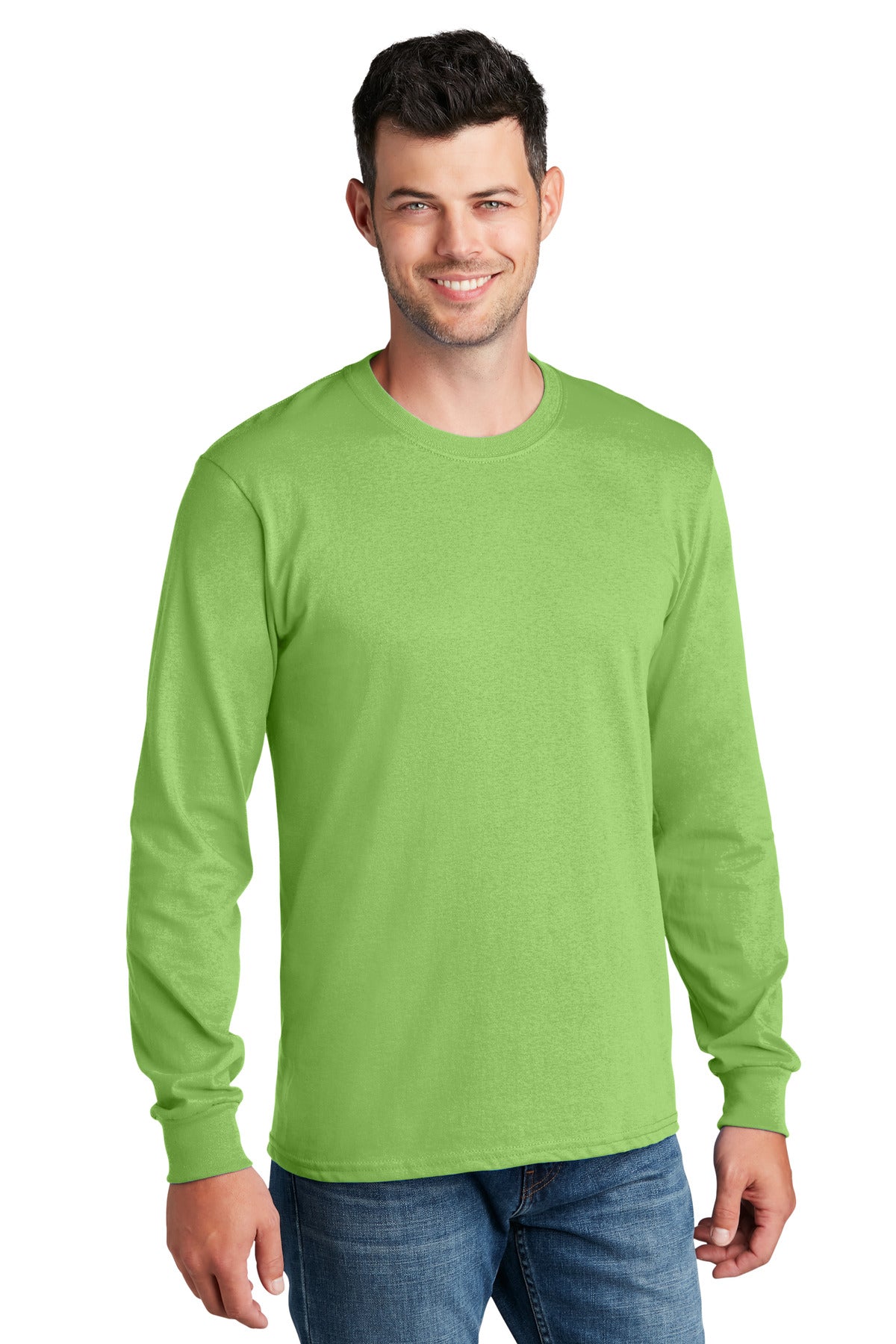 Port & Company ® - Long Sleeve Core Cotton Tee. PC54LS