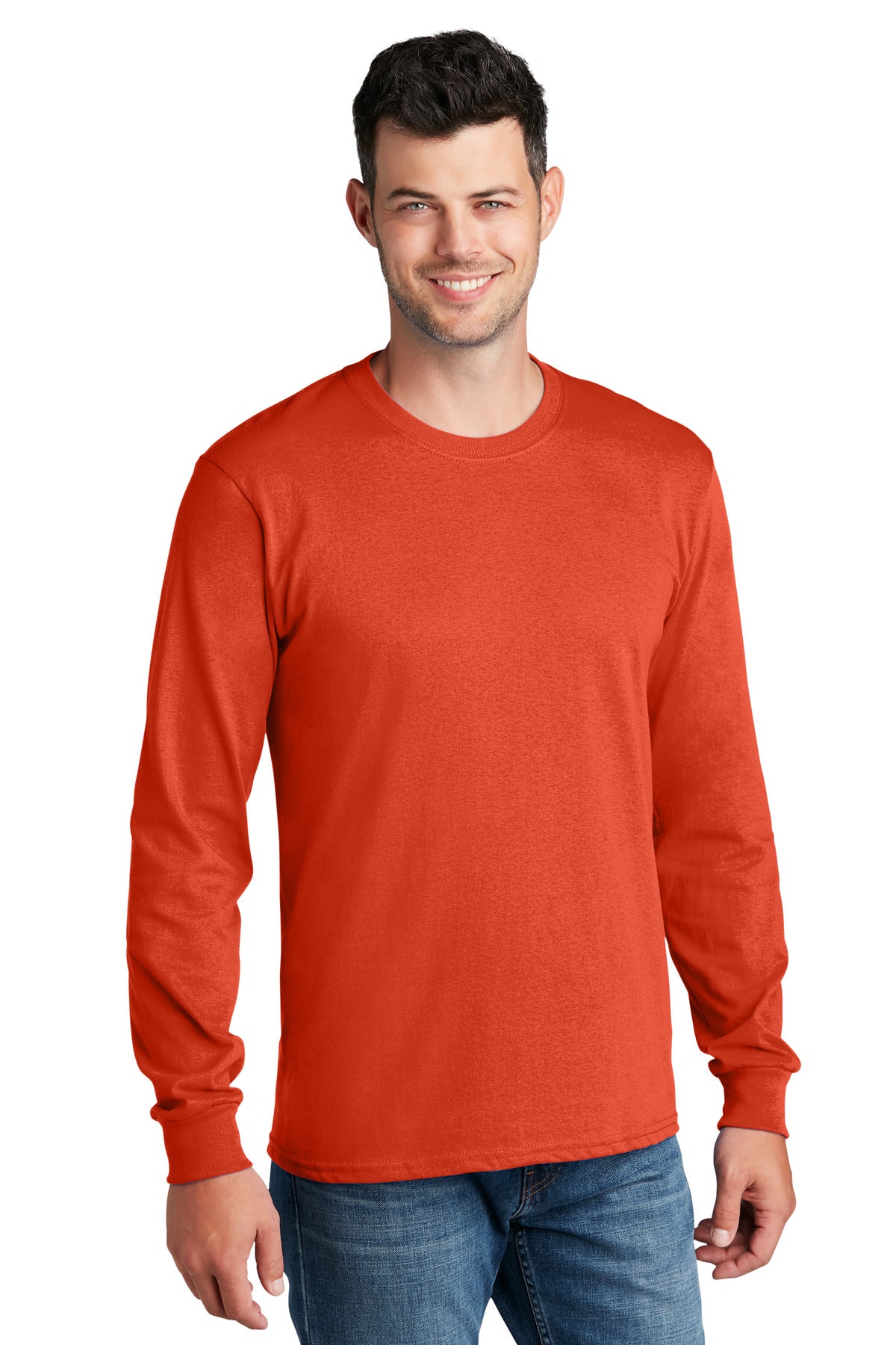Port & Company ® - Long Sleeve Core Cotton Tee. PC54LS