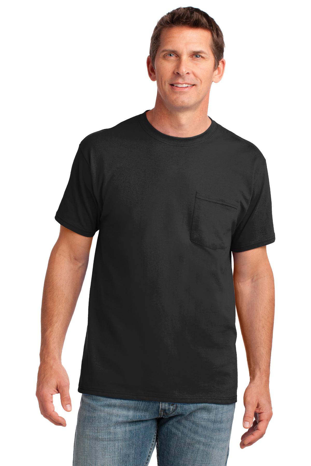 Port & Company ® Core Cotton Pocket Tee. PC54P