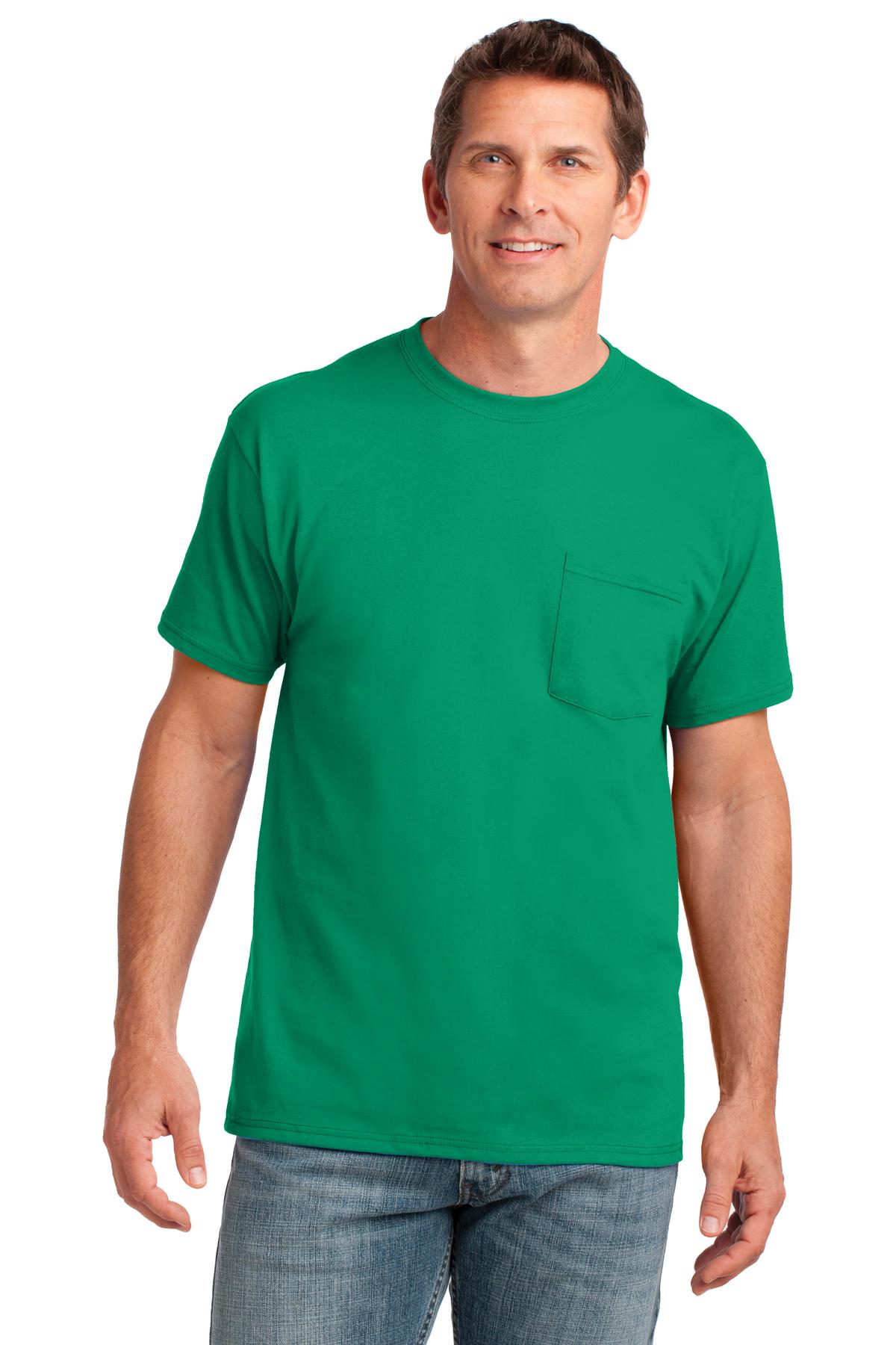 Port & Company ® Core Cotton Pocket Tee. PC54P
