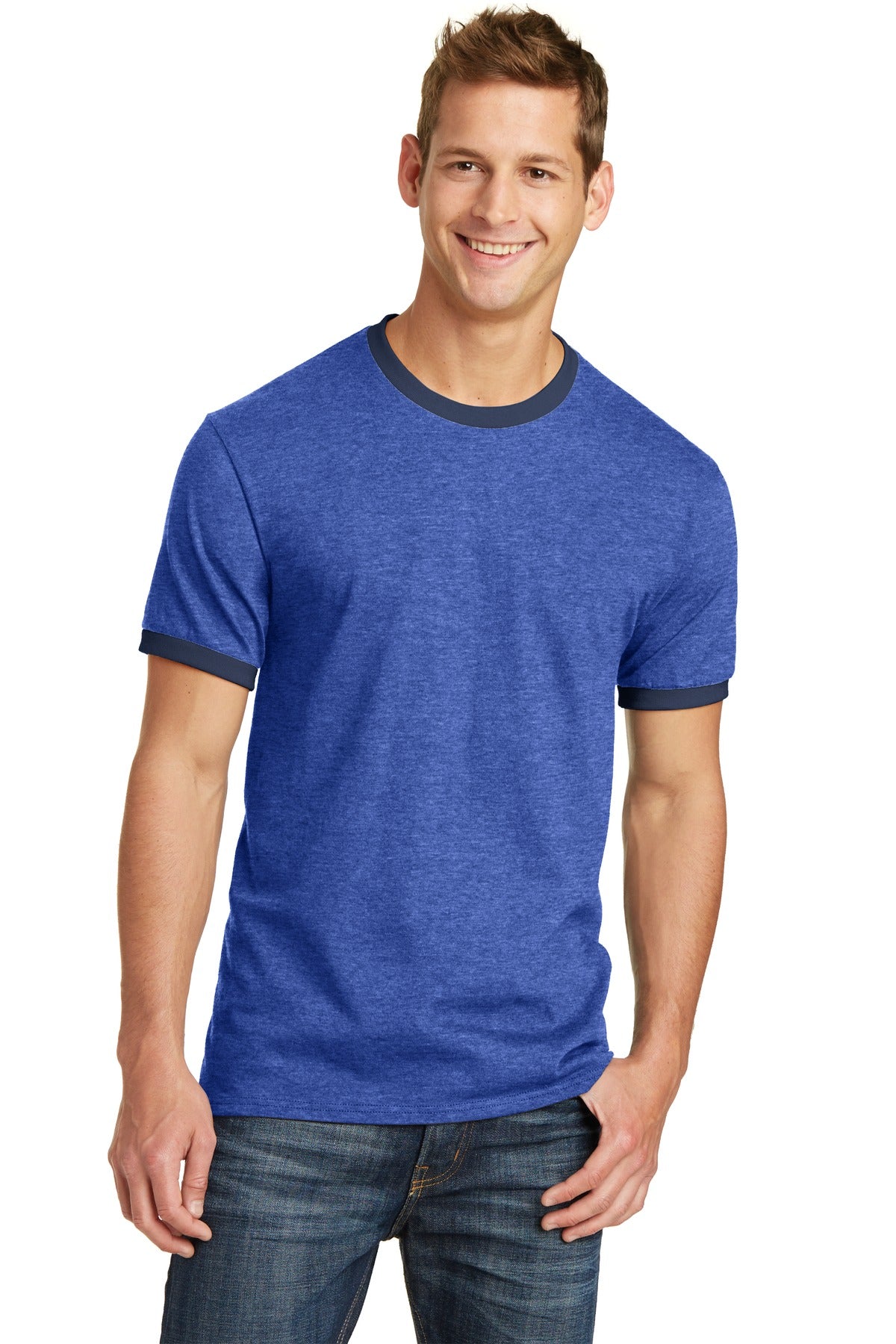 Port & Company ® Core Cotton Ringer Tee. PC54R