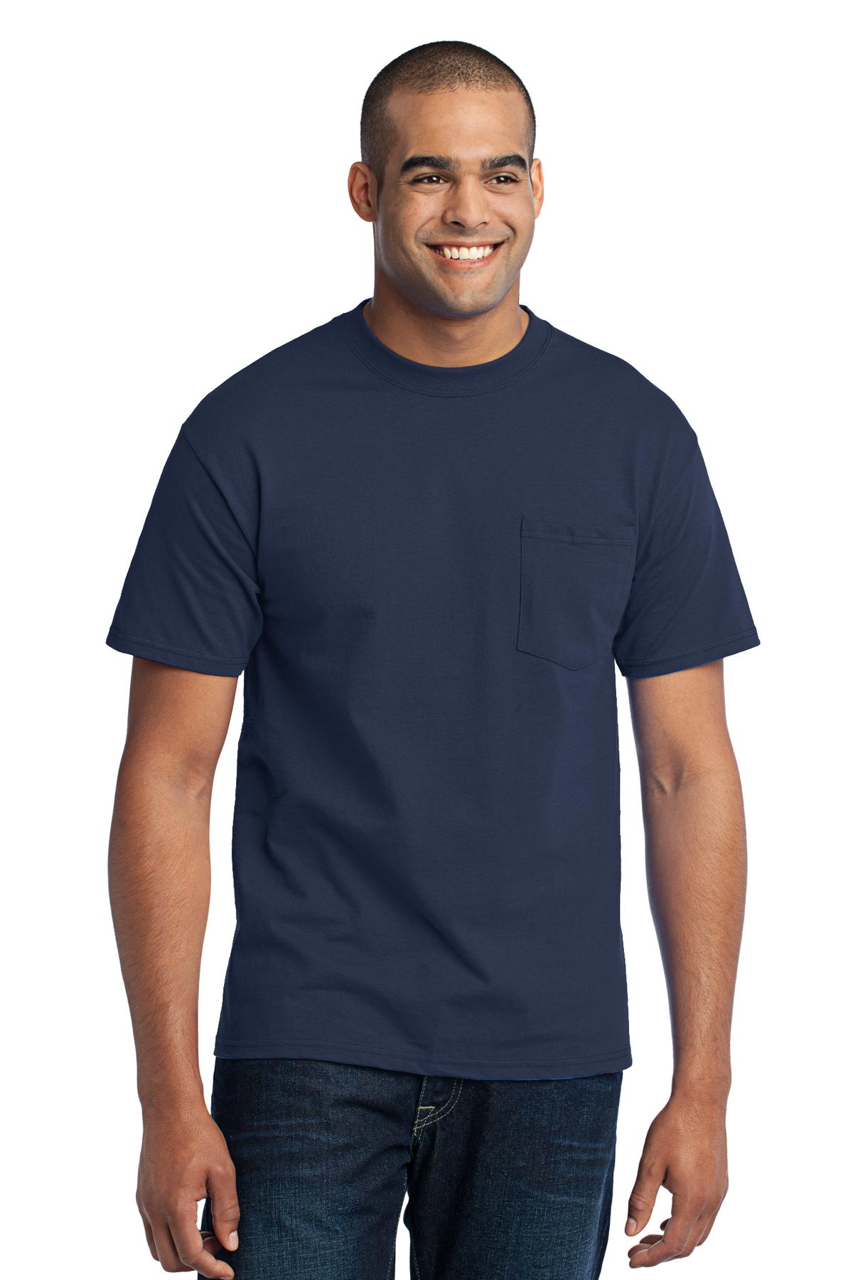 Port & Company ® - Core Blend Pocket Tee. PC55P