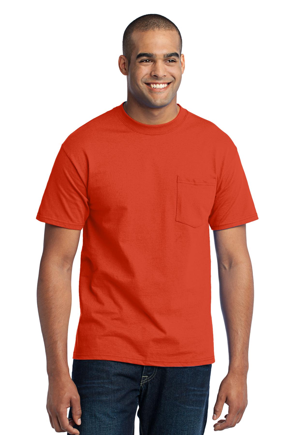 Port & Company ® - Core Blend Pocket Tee. PC55P