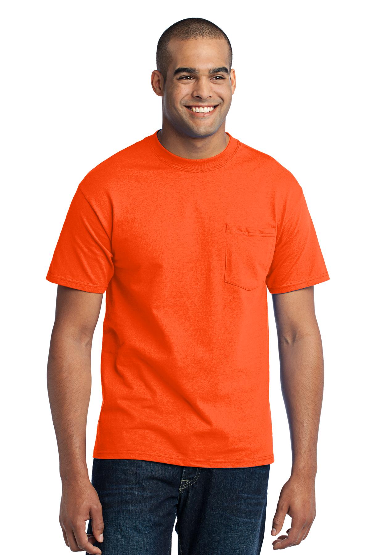 Port & Company ® Tall Core Blend Pocket Tee. PC55PT