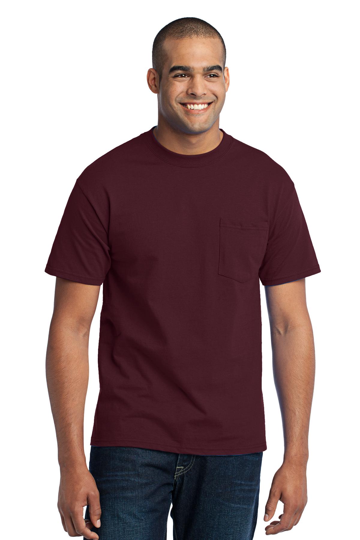 Port & Company ® - Core Blend Pocket Tee. PC55P