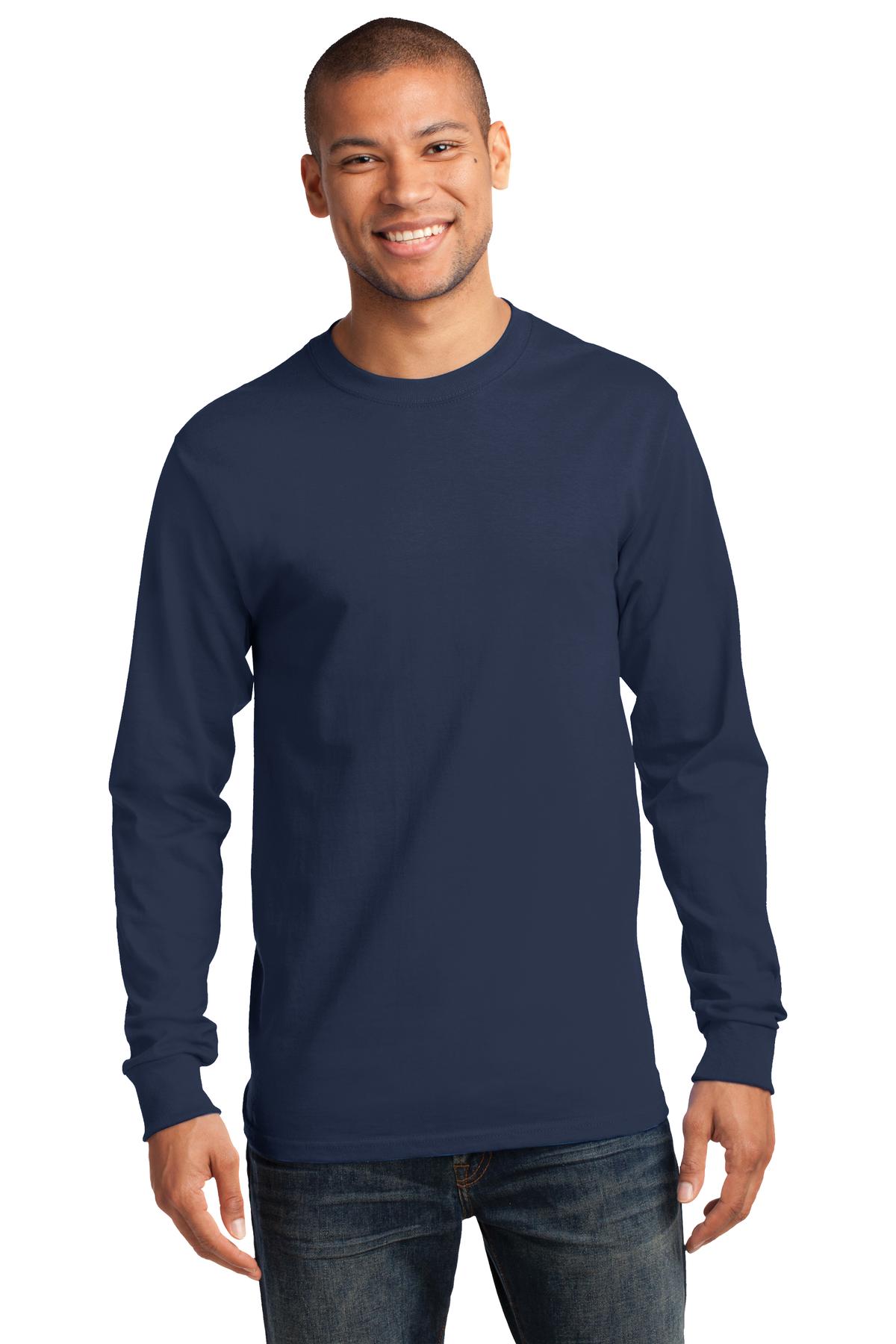 Port & Company ® - Tall Long Sleeve Essential Tee. PC61LST