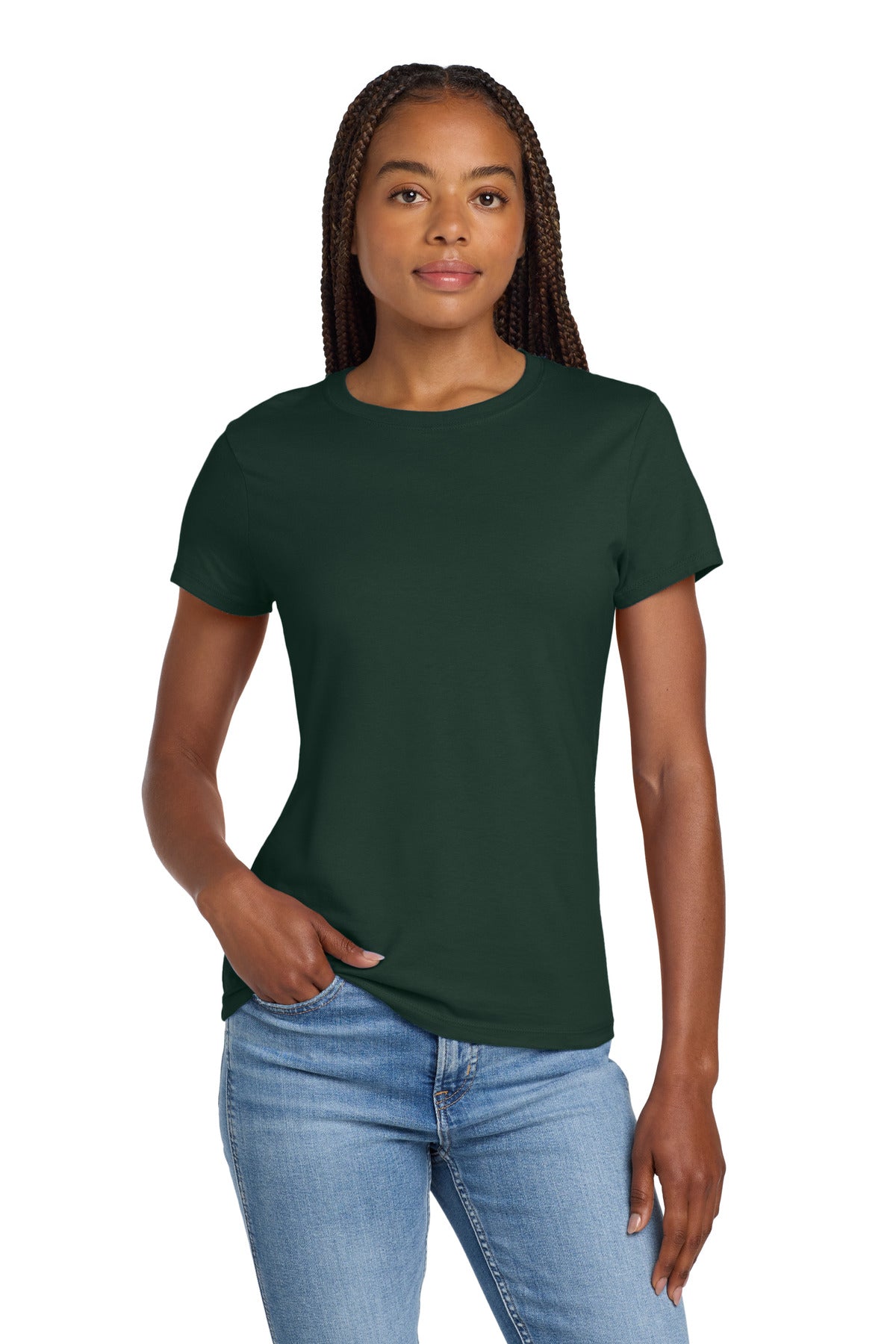 Hanes ® Women's Perfect-T Cotton T-Shirt. SL04