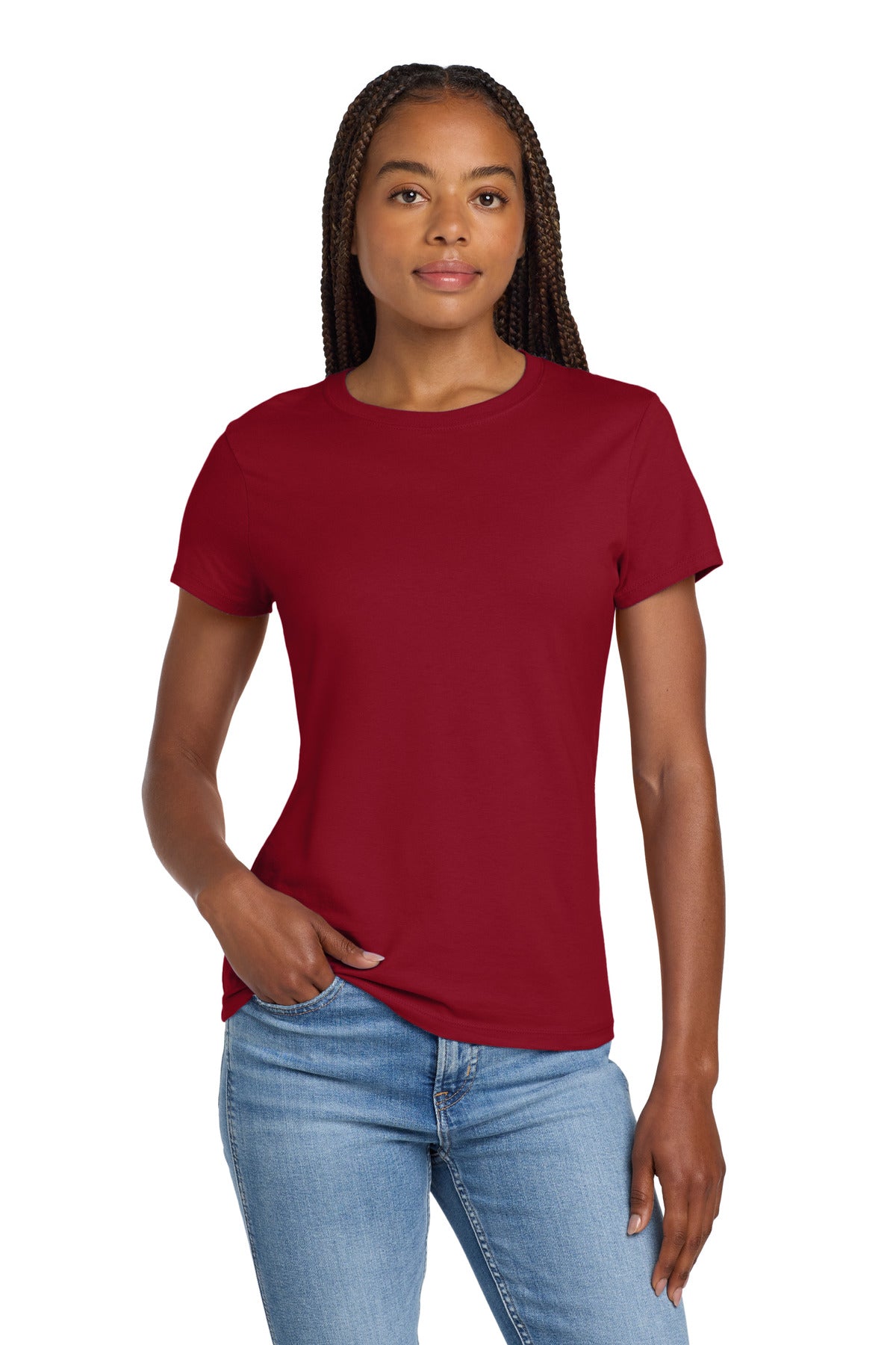 Hanes ® Women's Perfect-T Cotton T-Shirt. SL04
