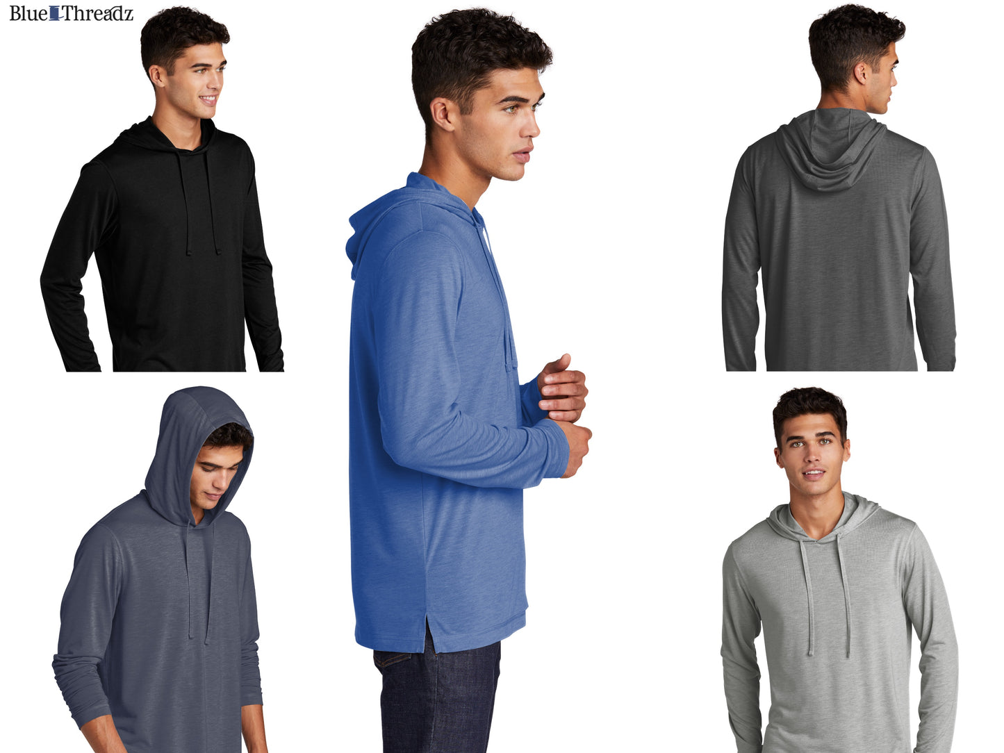 Sport-Tek ® PosiCharge ® Tri-Blend Wicking Long Sleeve Hoodie