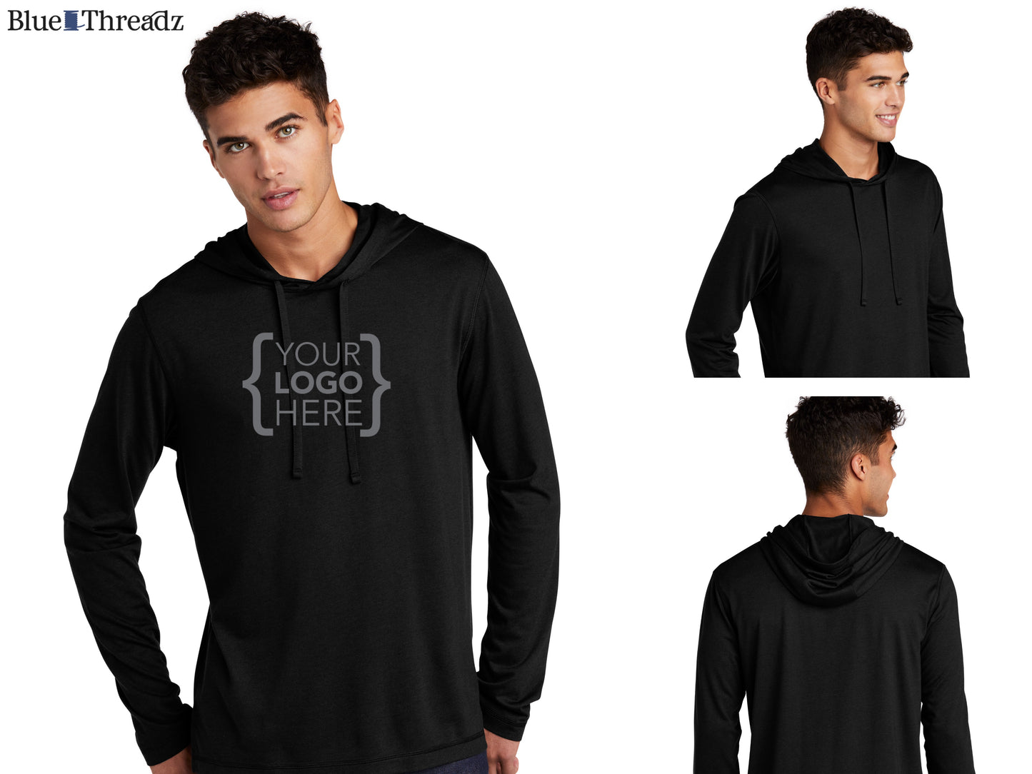 Sport-Tek ® PosiCharge ® Tri-Blend Wicking Long Sleeve Hoodie