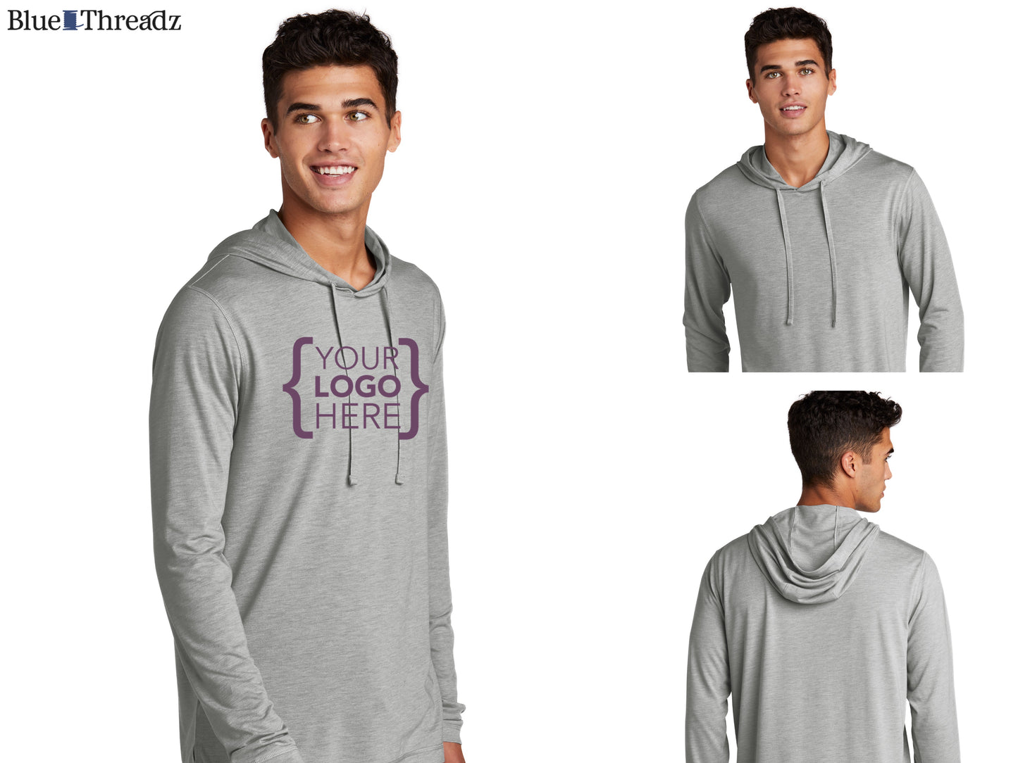 Sport-Tek ® PosiCharge ® Tri-Blend Wicking Long Sleeve Hoodie