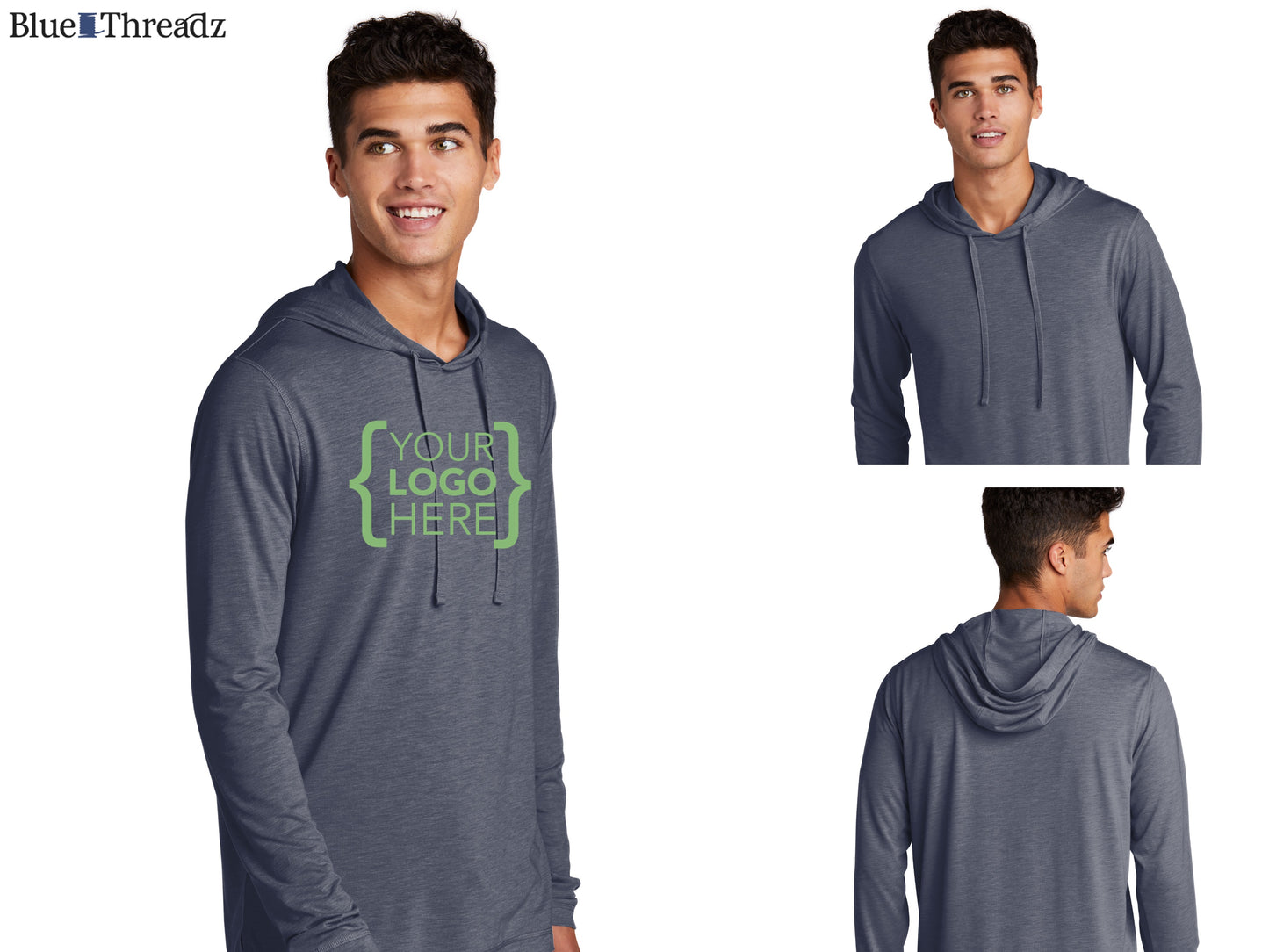 Sport-Tek ® PosiCharge ® Tri-Blend Wicking Long Sleeve Hoodie