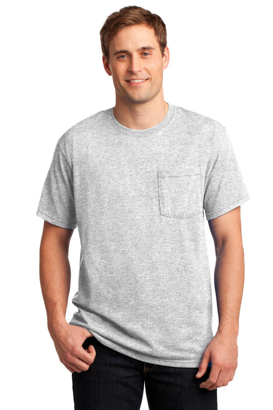 Jerzees ®  -  Dri-Power ®  50/50 Cotton/Poly Pocket T-Shirt.  29MP
