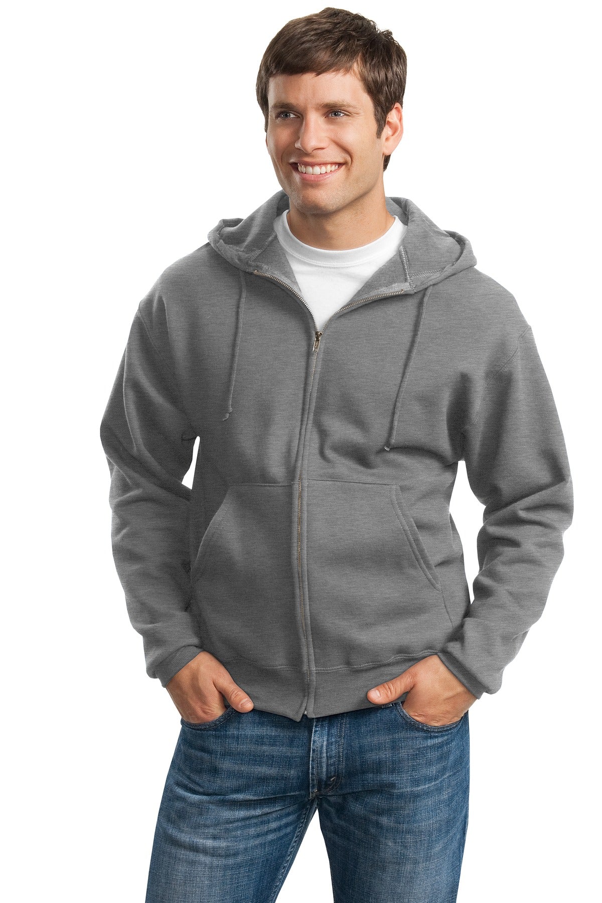 Jerzees ®  Super Sweats ®  NuBlend ®  - Full-Zip Hooded Sweatshirt.  4999M