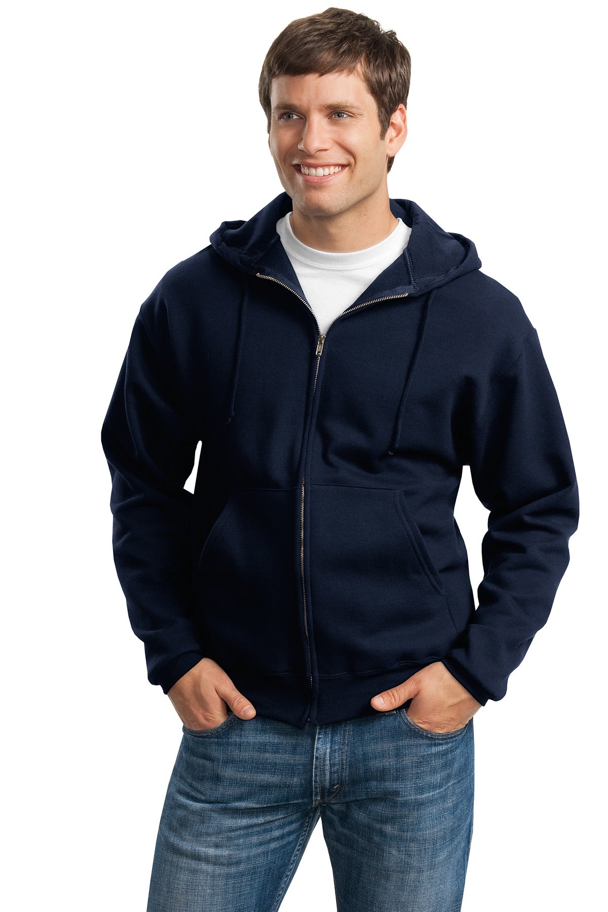 Jerzees ®  Super Sweats ®  NuBlend ®  - Full-Zip Hooded Sweatshirt.  4999M
