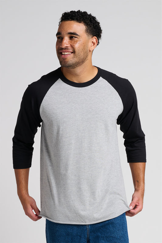 Jerzees ®  Unisex Premium Blend Combed Ring Spun 3/4-Sleeve Raglan 560R