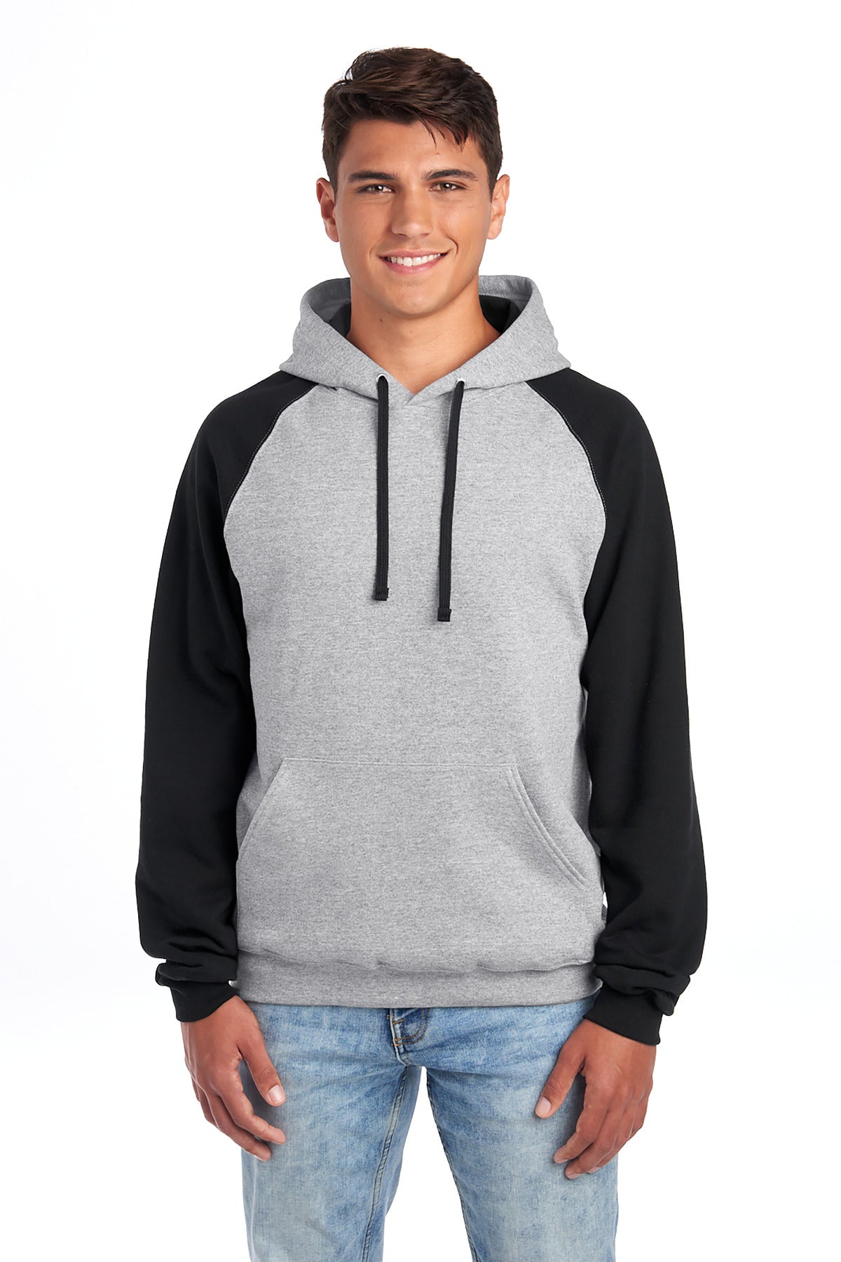 Jerzees ®  Unisex NuBlend ®  Colorblock Raglan Hoodie Sweatshirt 96C