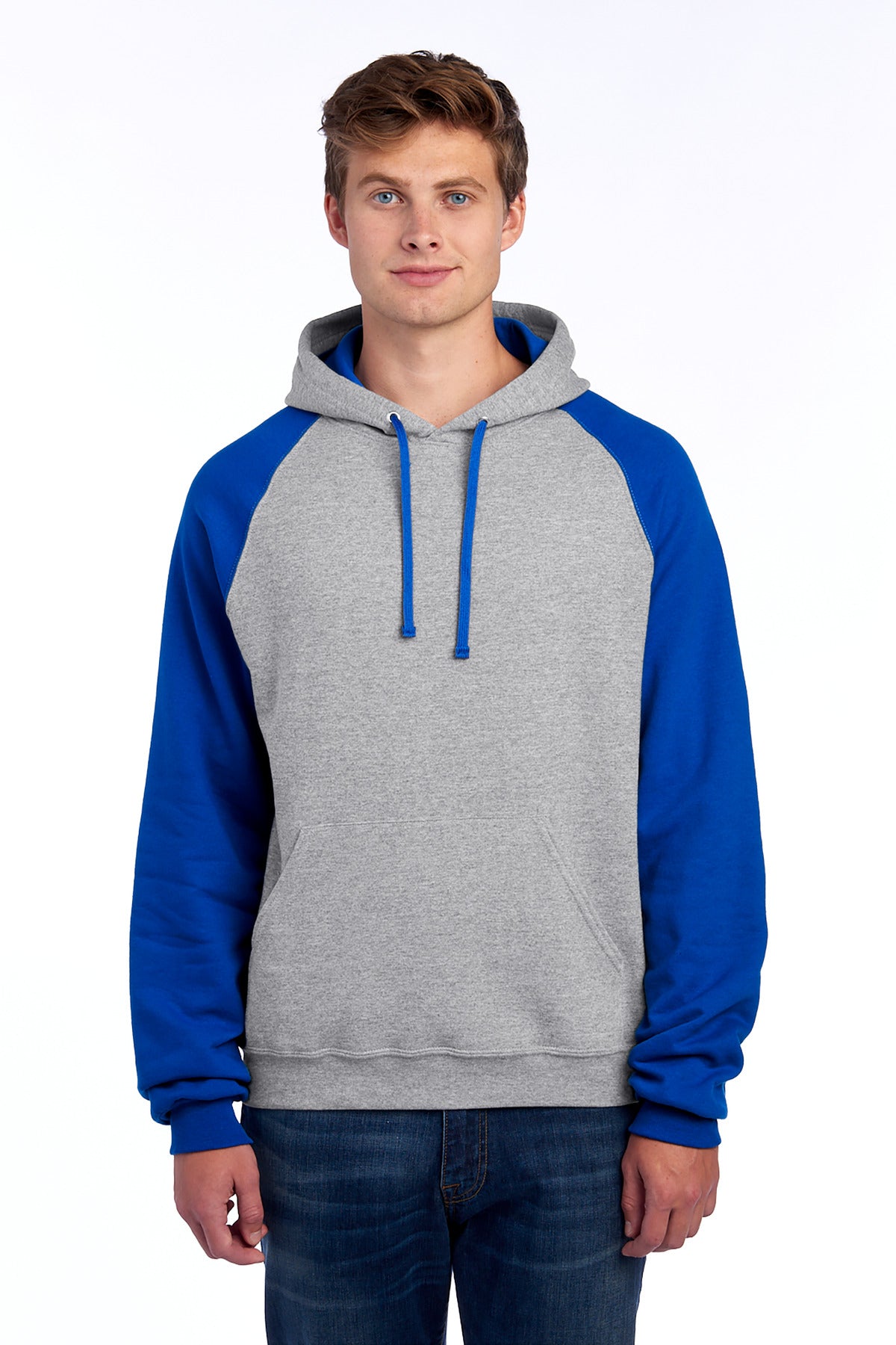 Jerzees ®  Unisex NuBlend ®  Colorblock Raglan Hoodie Sweatshirt 96C