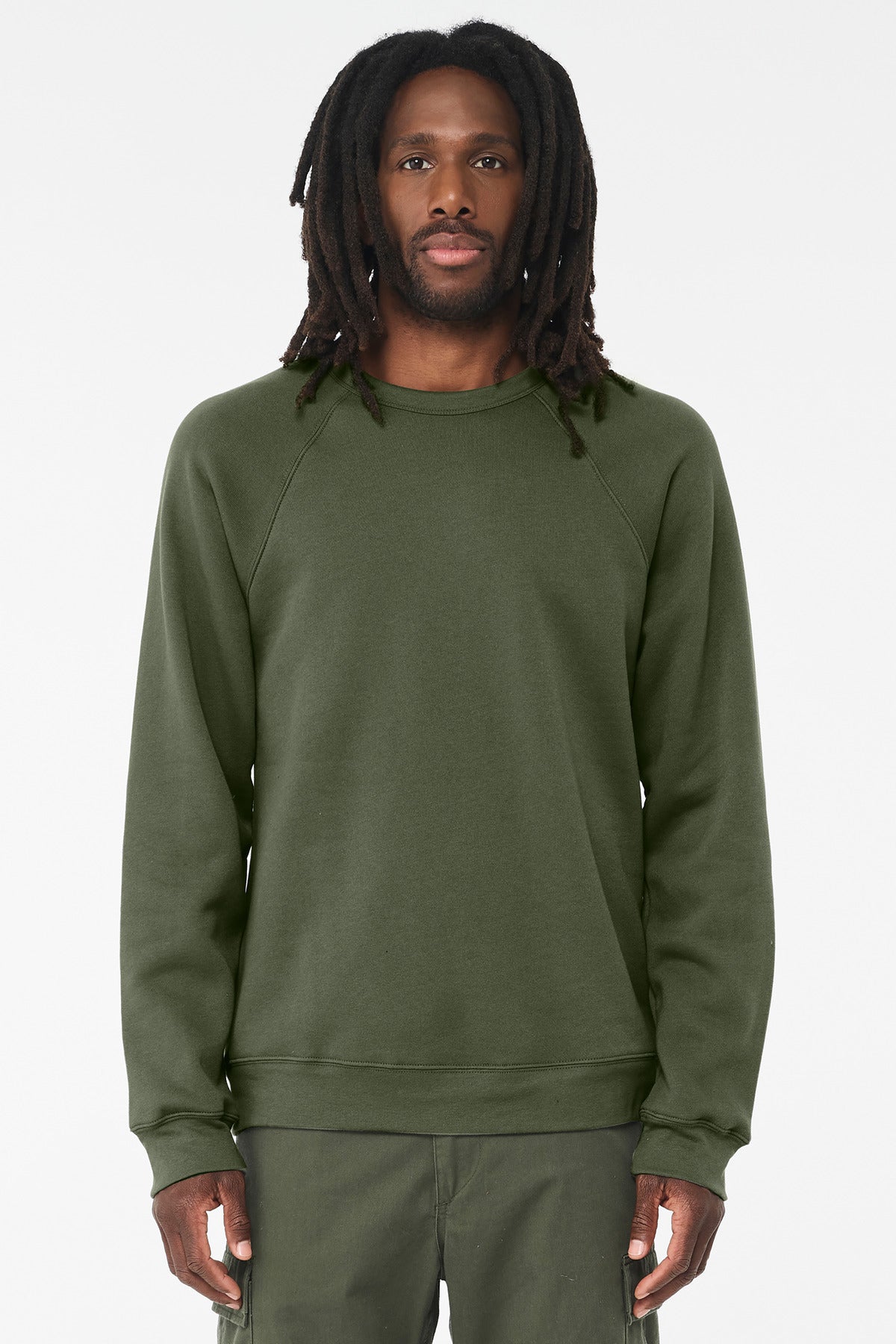 BELLA+CANVAS  ®  Unisex Sponge Fleece Raglan Sweatshirt. BC3901